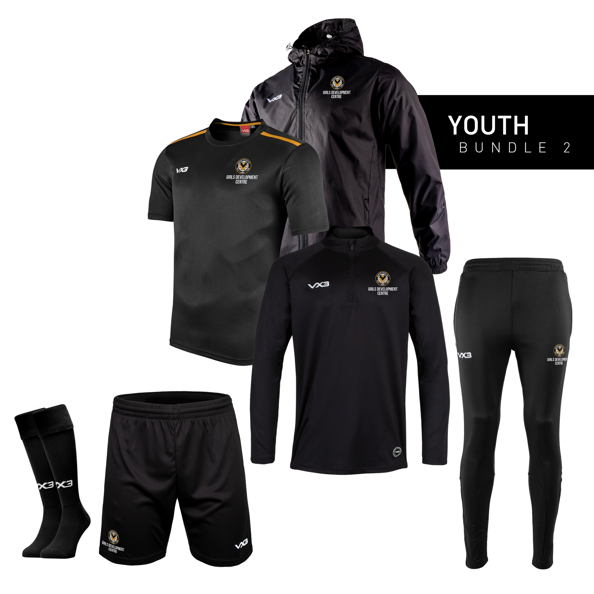 Newport County AFC Girls Development Centre - Youth Bundle 2