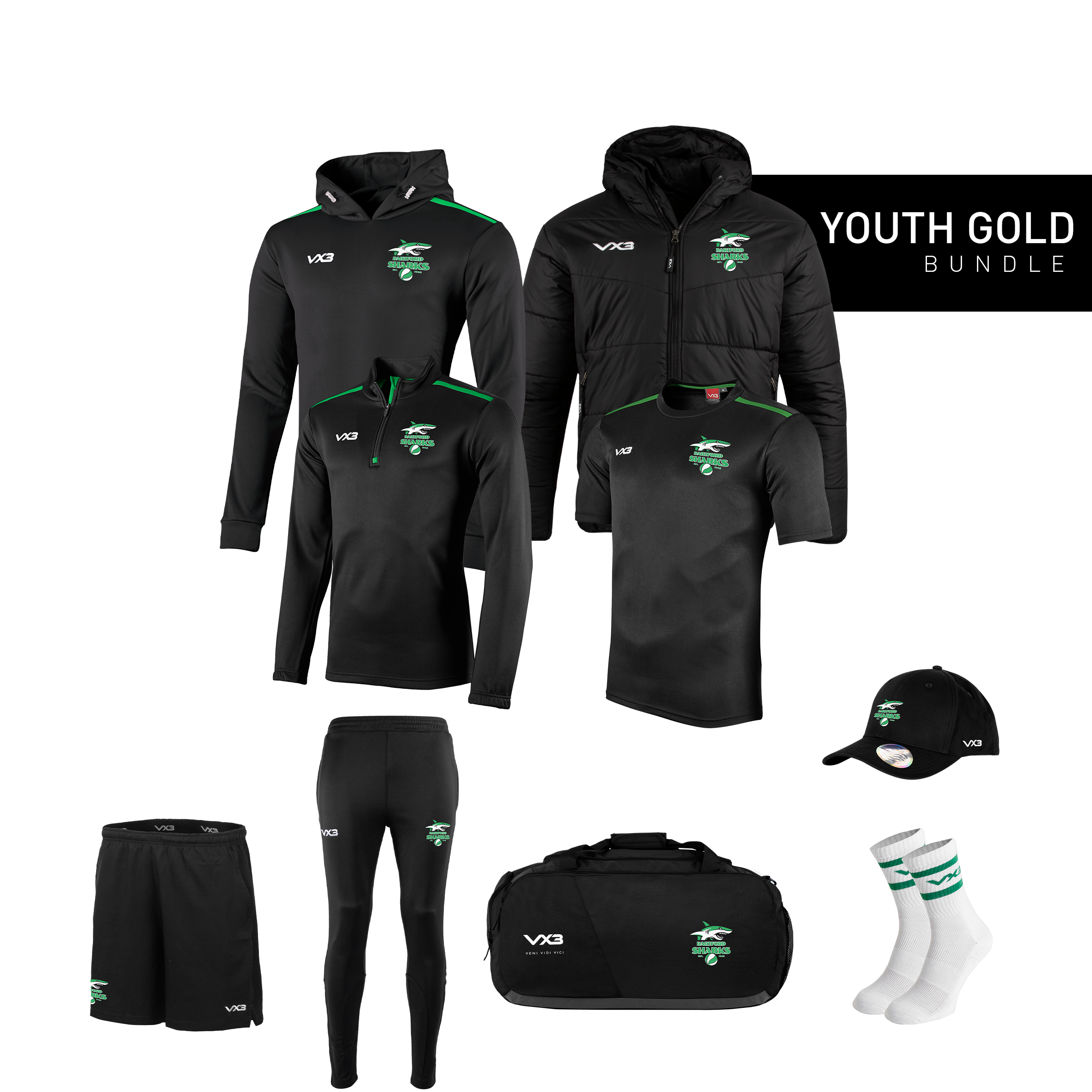 Dartford Sharks Youth Gold Bundle