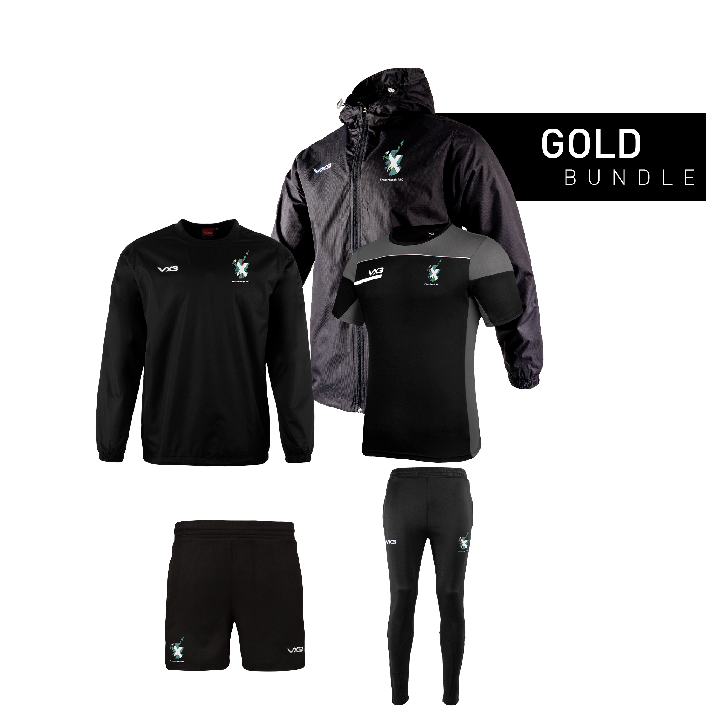 Fraserburgh Rugby Club Gold Bundle – VX3
