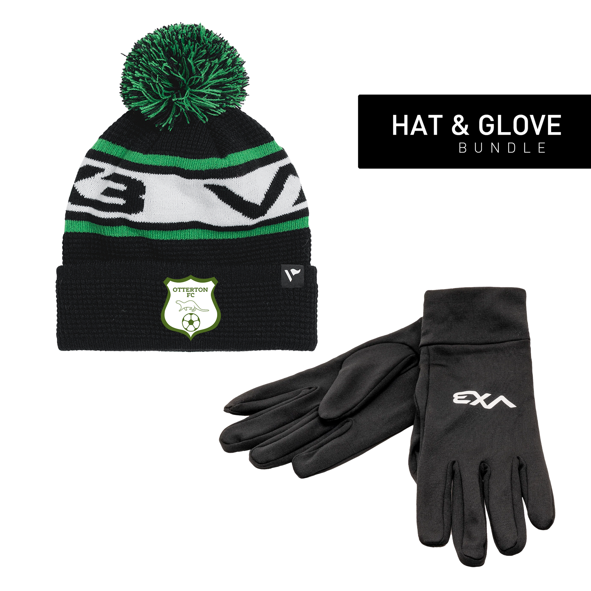 Otterton FC Hat & Glove Bundle