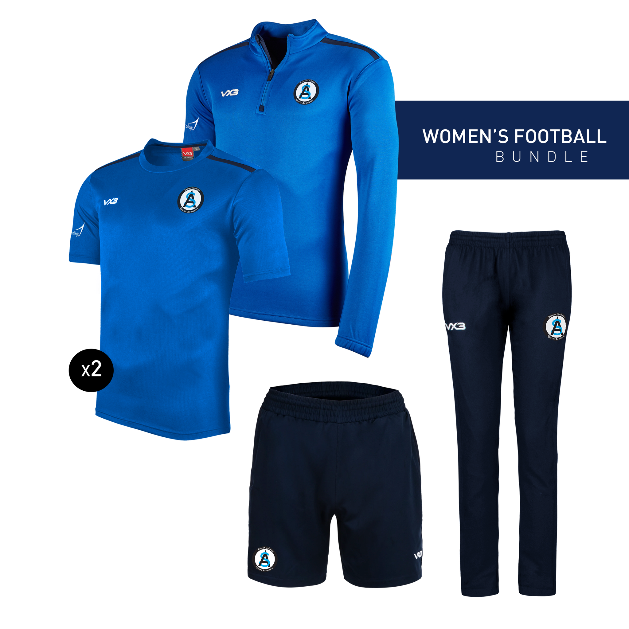 Exeter College Academy Women's Football Bundle