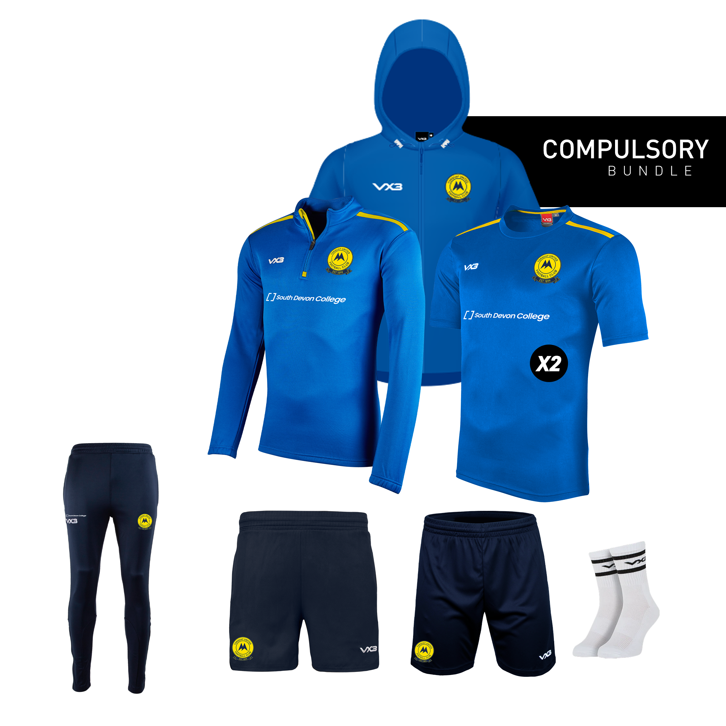 South Devon College - Torquay United AFC Football Programme Compulsory Bundle