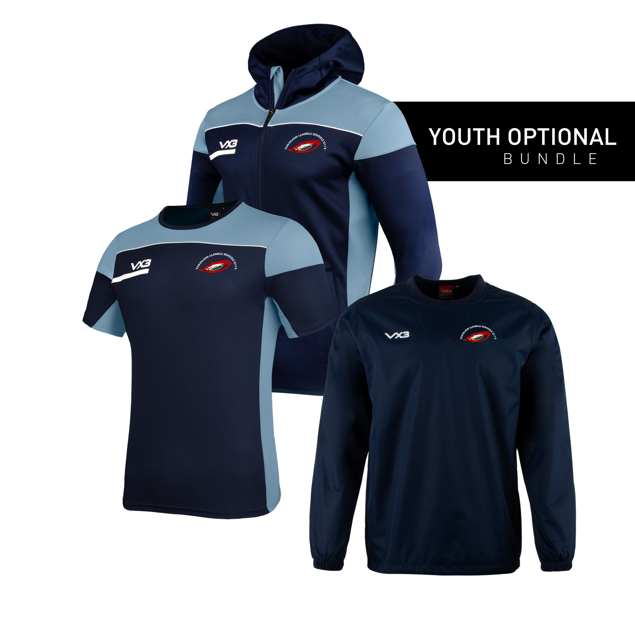 Llanelli Schools U11's Youth Optional Bundle