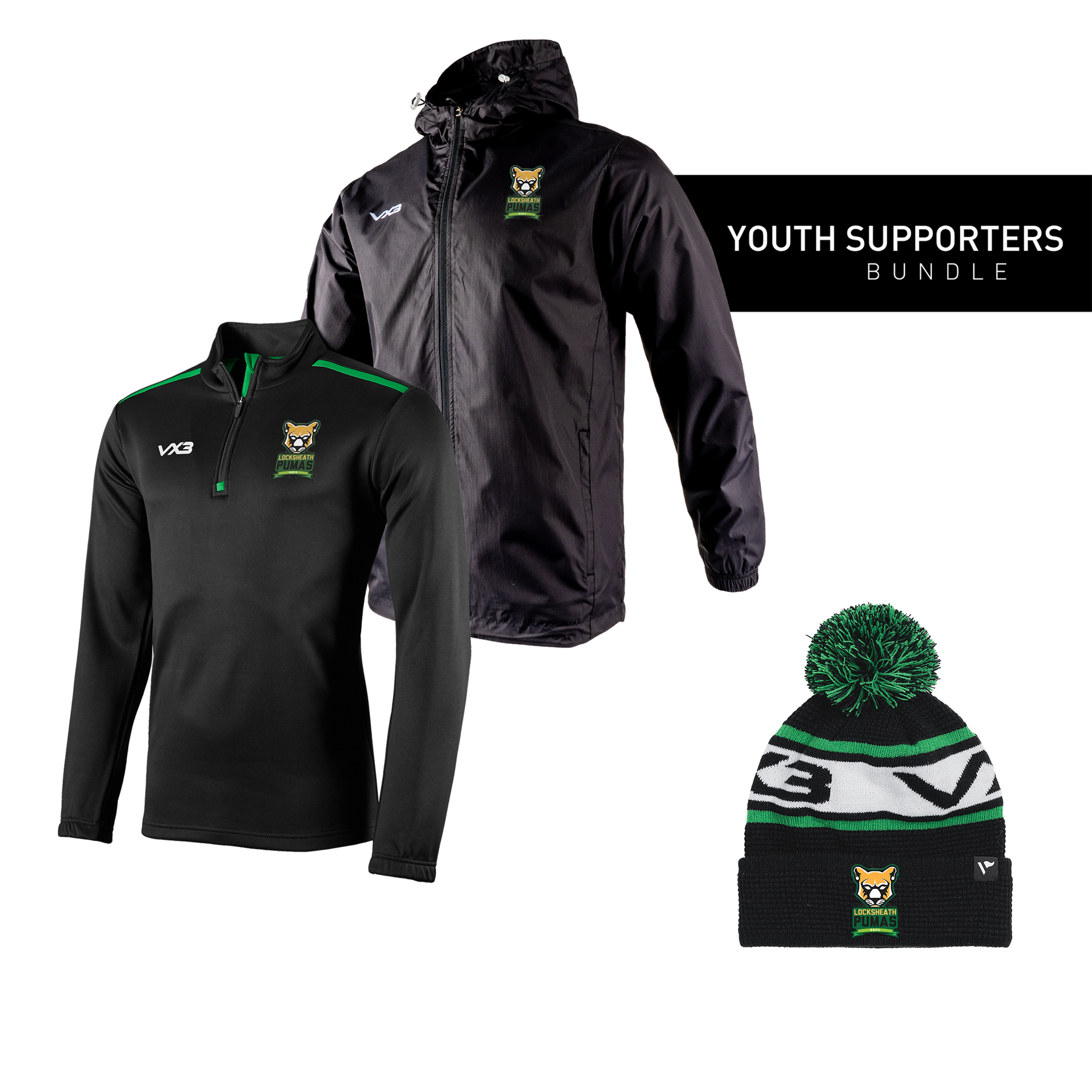 Locksheath Pumas Rugby Club Youth Supporters Bundle