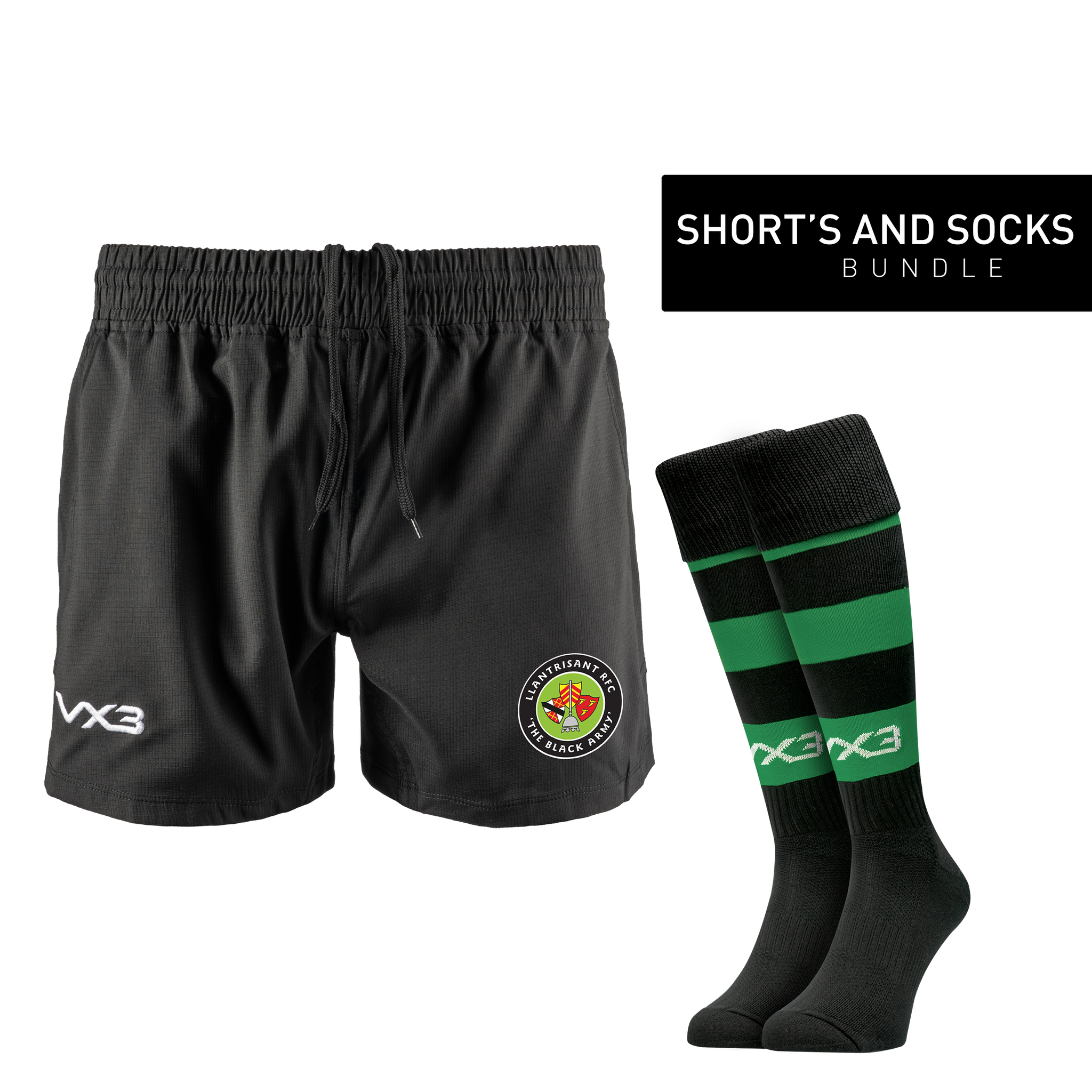Llantrisant RFC - Shorts and Socks Bundle - Youth