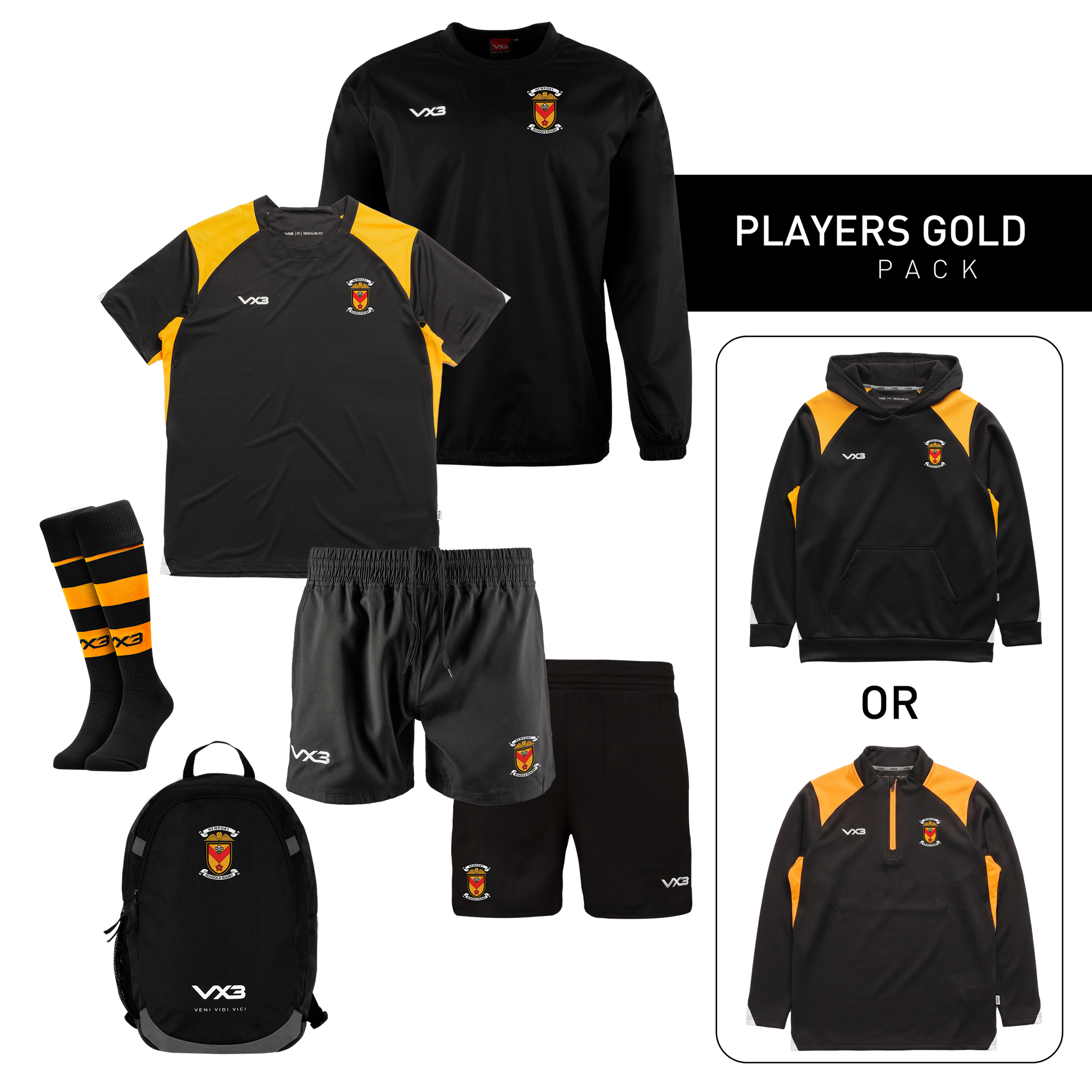 Newport Schools Players Gold Pack