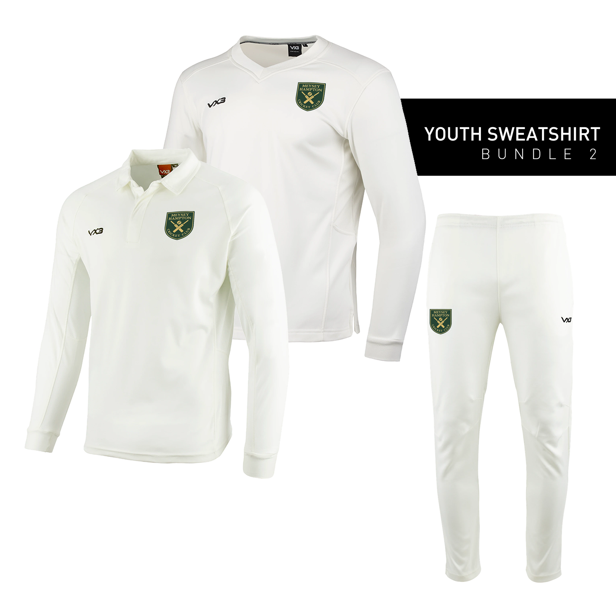 Meysey Hampton Cricket Club Youth Sweatshirt Bundle 2