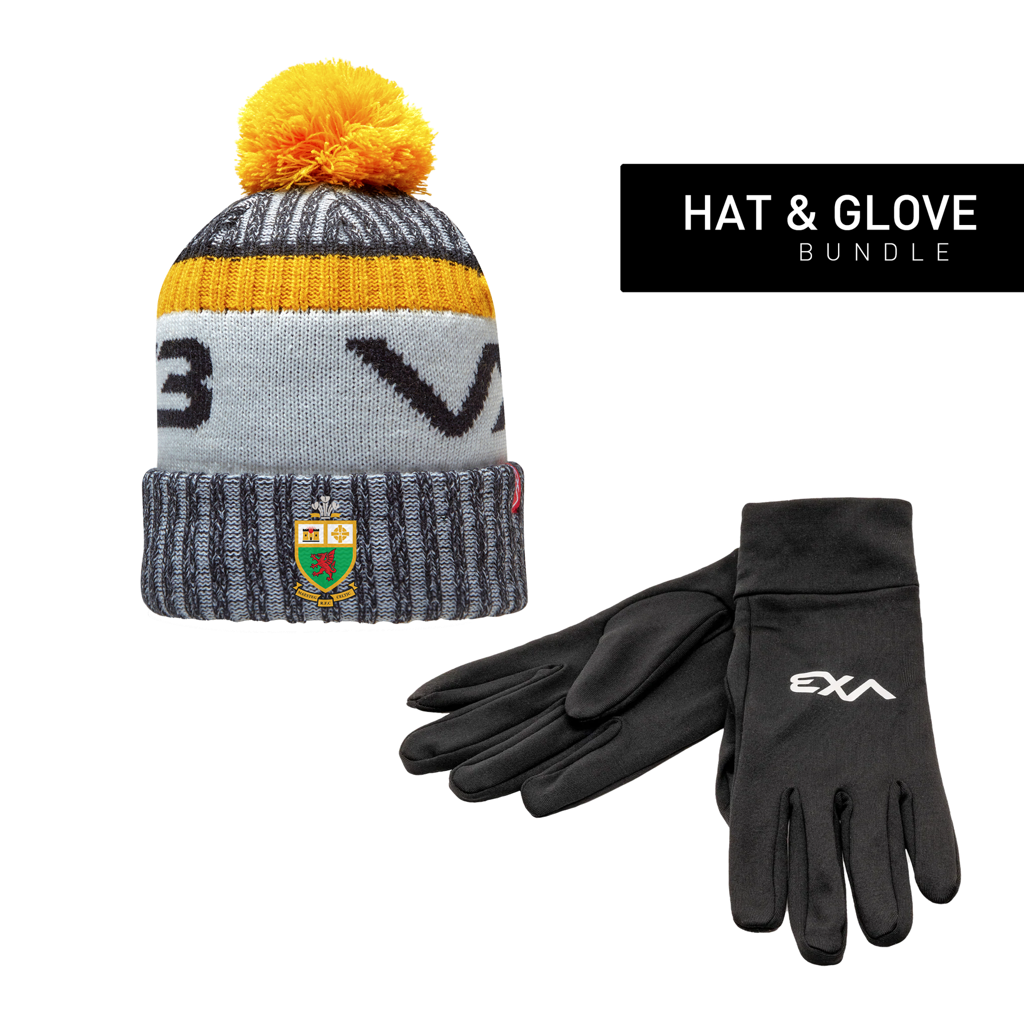 Maesteg Celtic RFC Hat & Glove Bundle