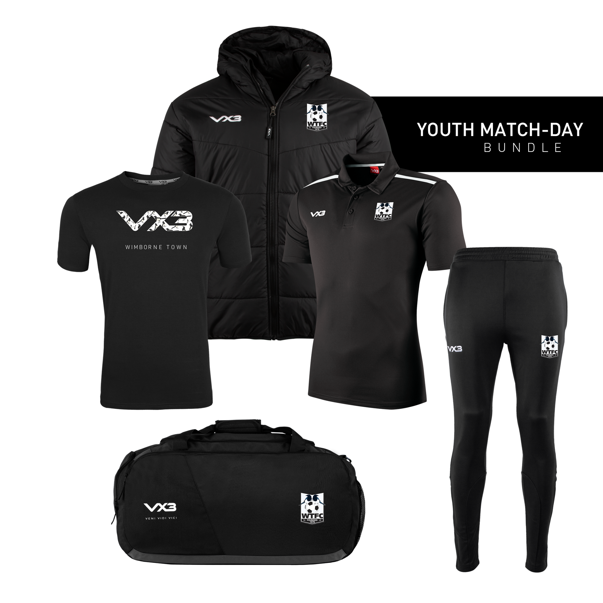 Wimborne Town FC Youth Match-Day Bundle