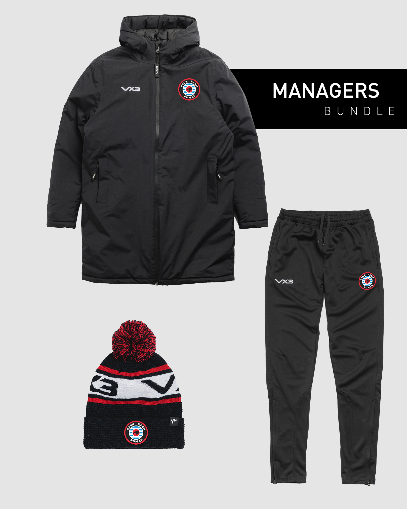Park Farm Pumas FC Managers Bundle