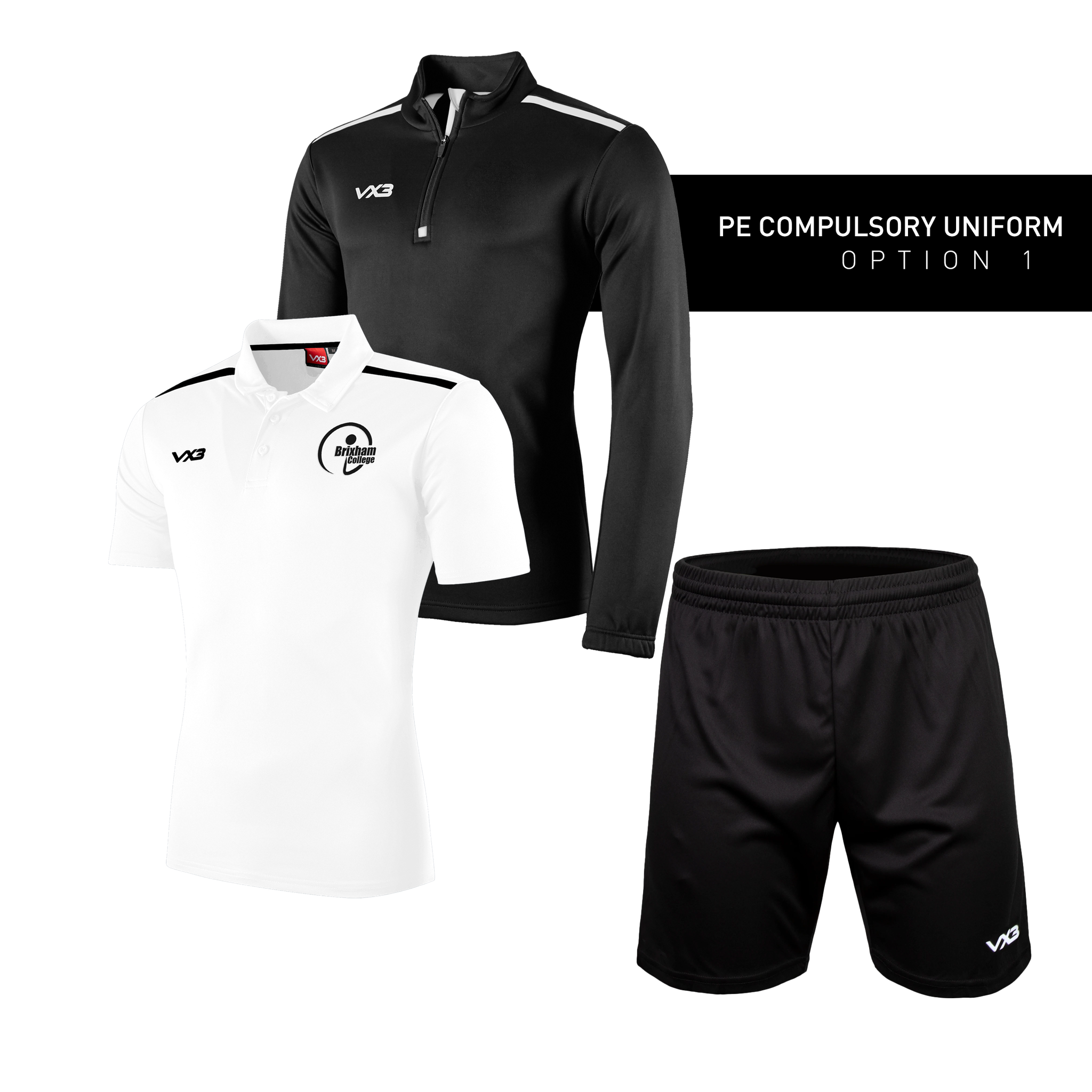 Brixham College PE Compulsory Uniform - Option 1