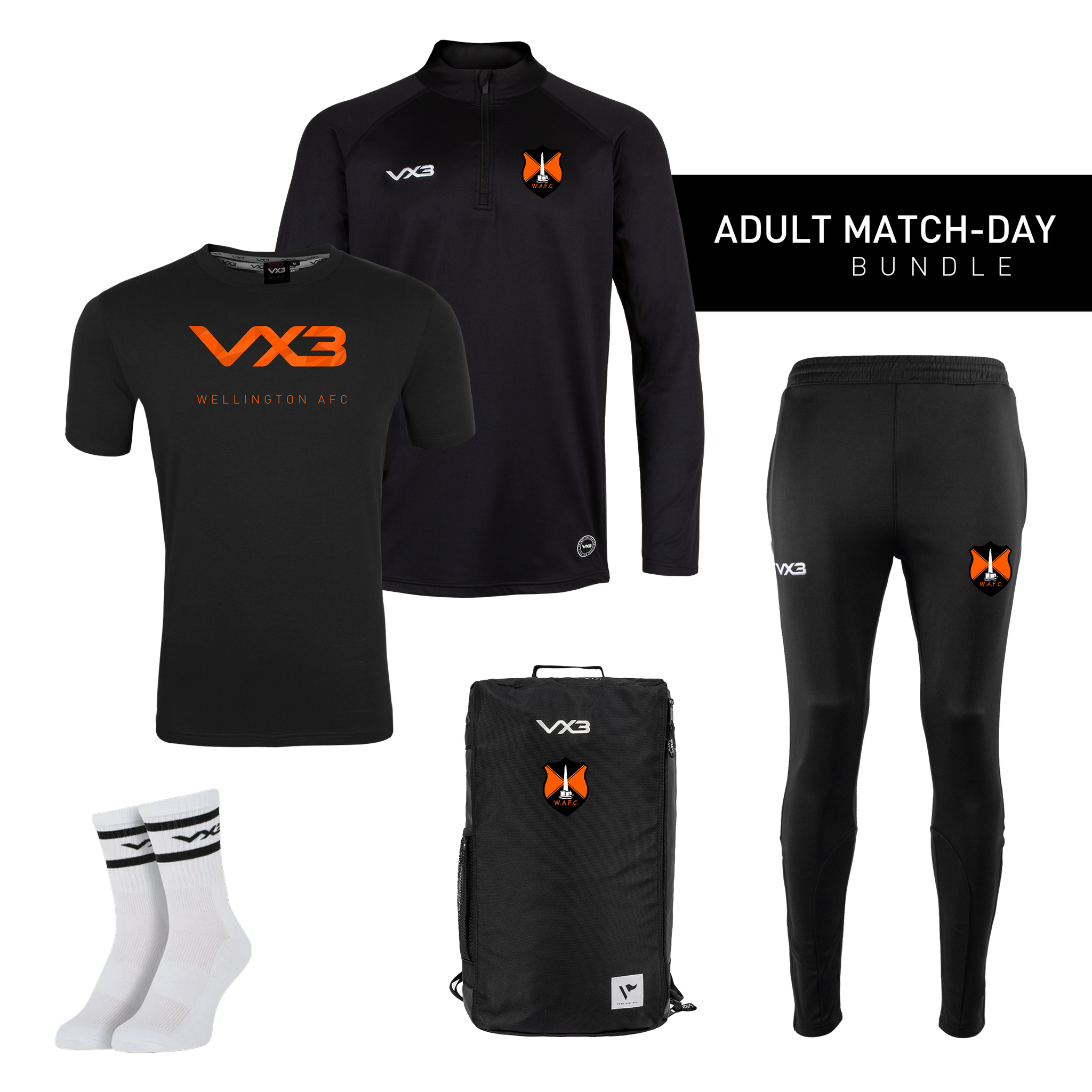 Wellington AFC Adult Match-Day Bundle