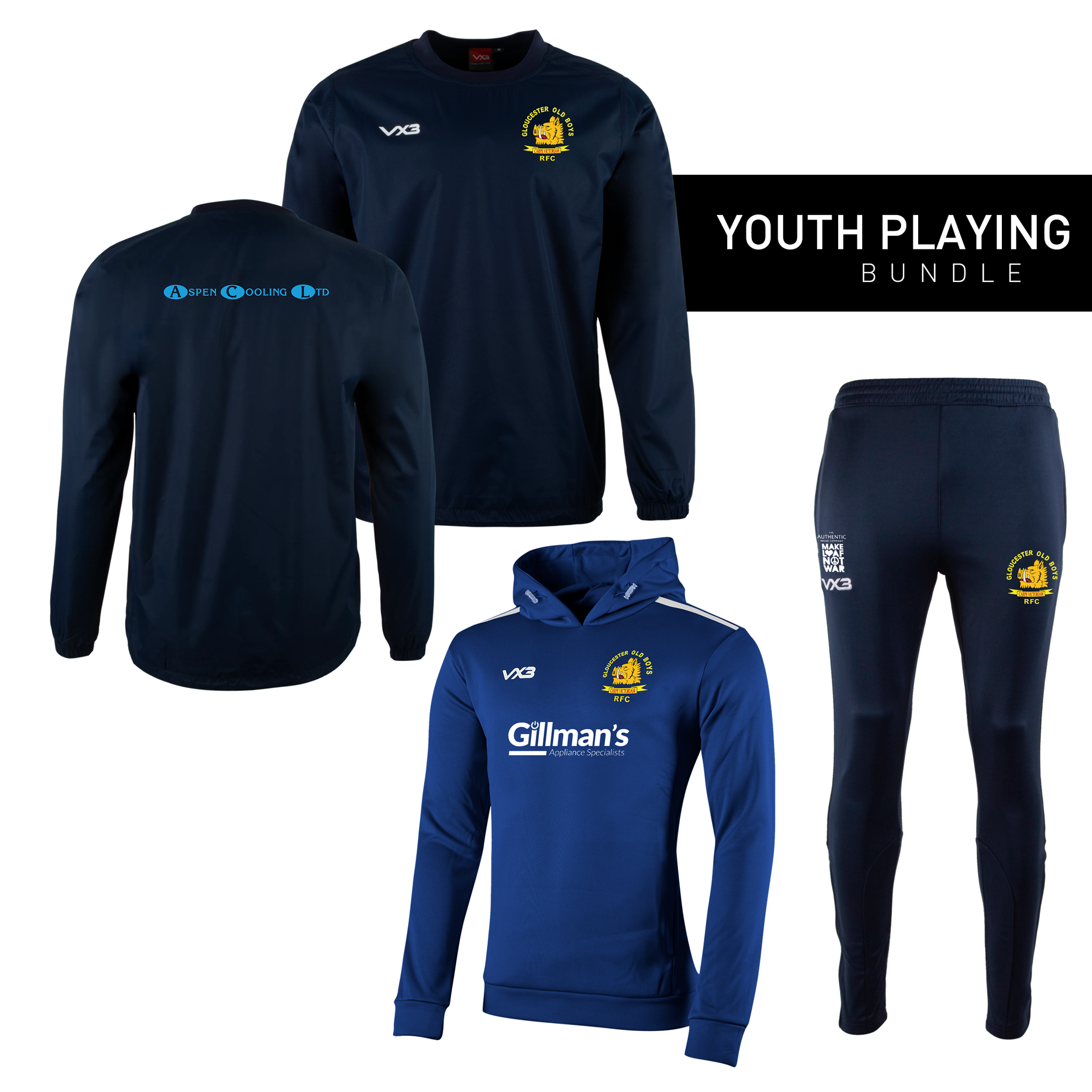 Gloucester Old Boys RFC Youth Playing Bundle