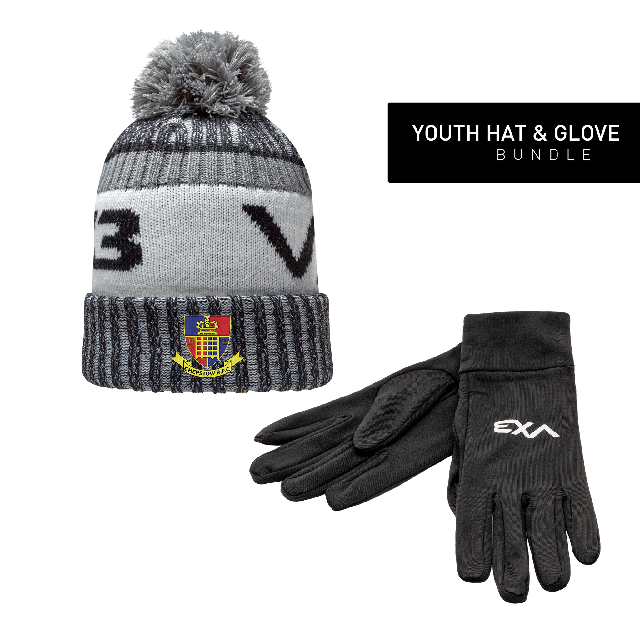 Chepstow RFC Youth Hat & Glove Bundle