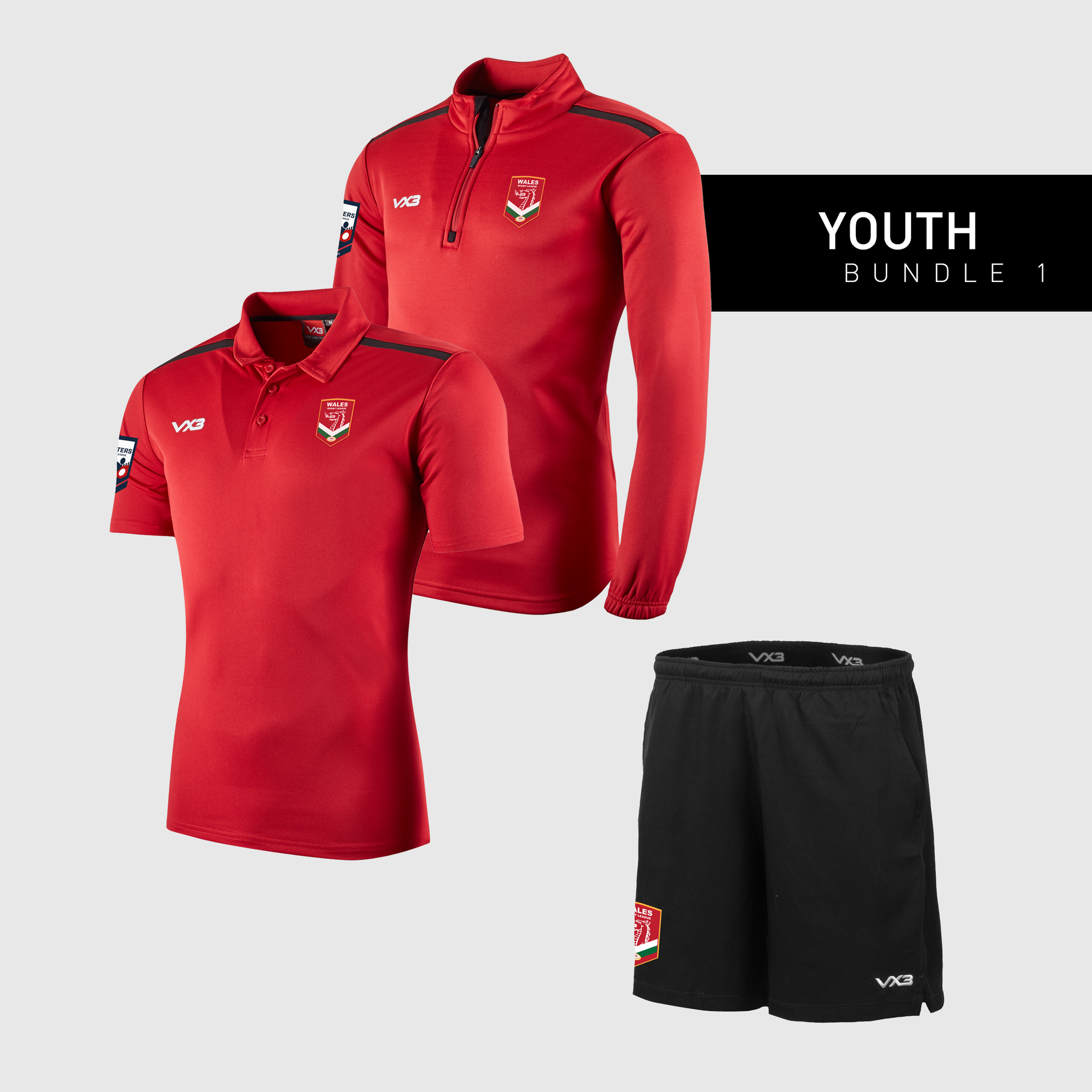 Wales Rugby League Masters Youth Bundle 1