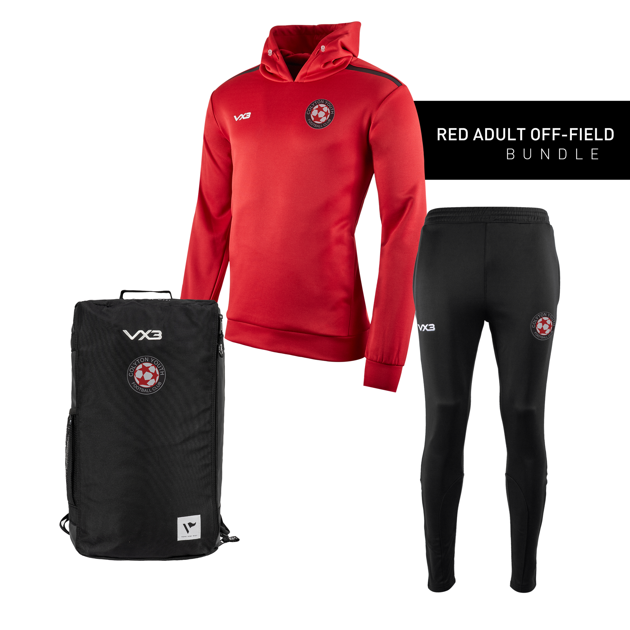 Colyton Youth FC Red Off-Field Bundle