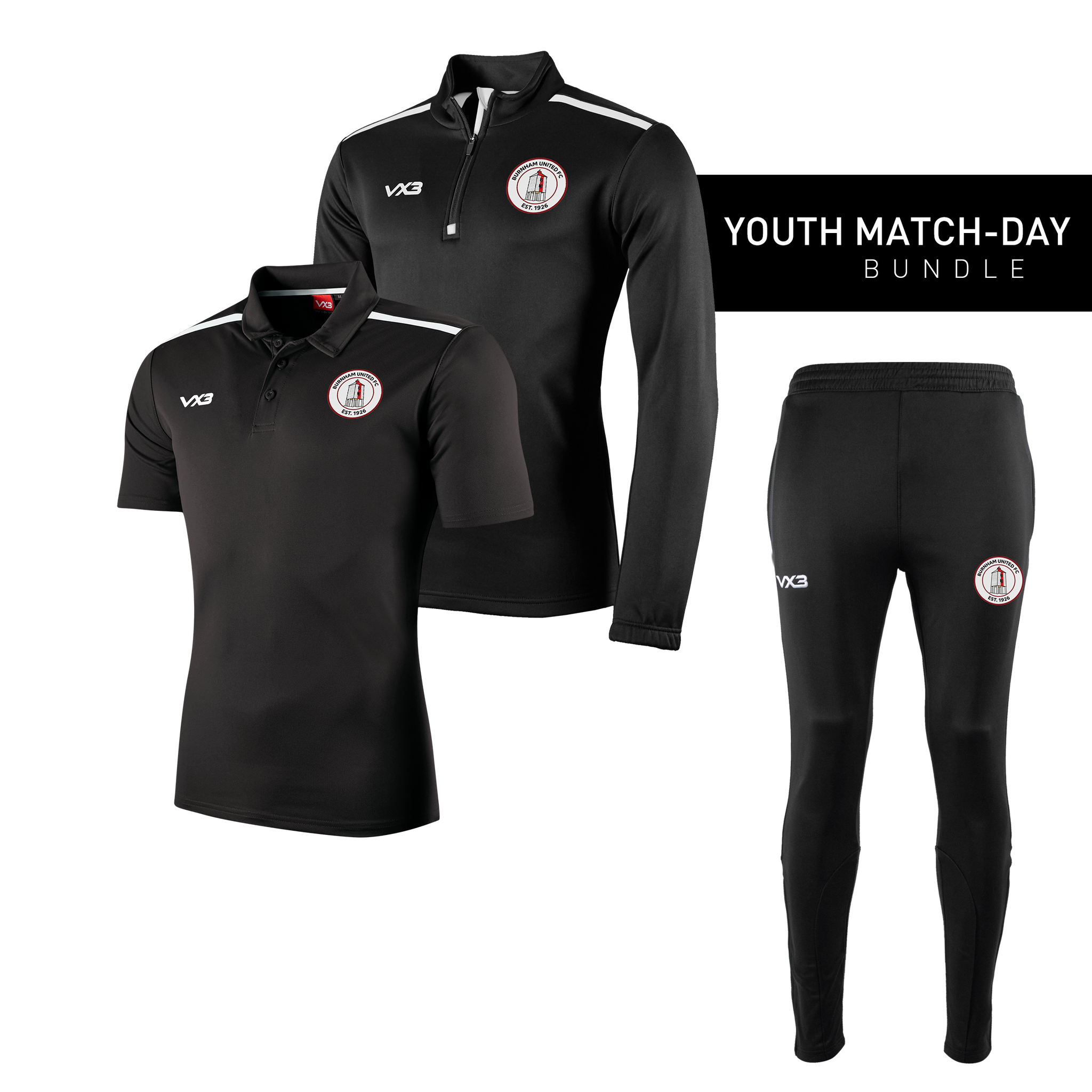 Burnham United FC Youth Match-Day Bundle