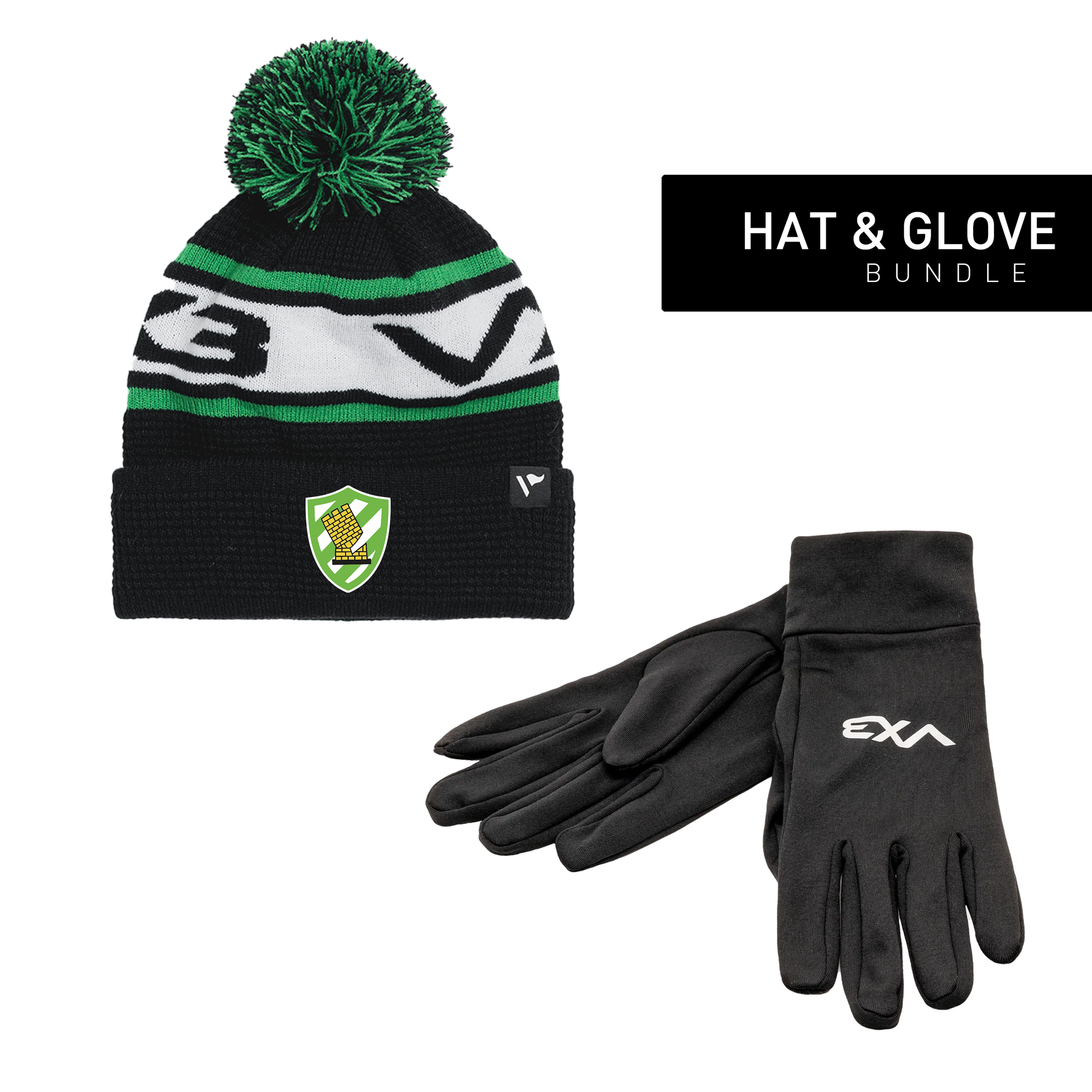Caerphilly RFC Hat & Glove Bundle