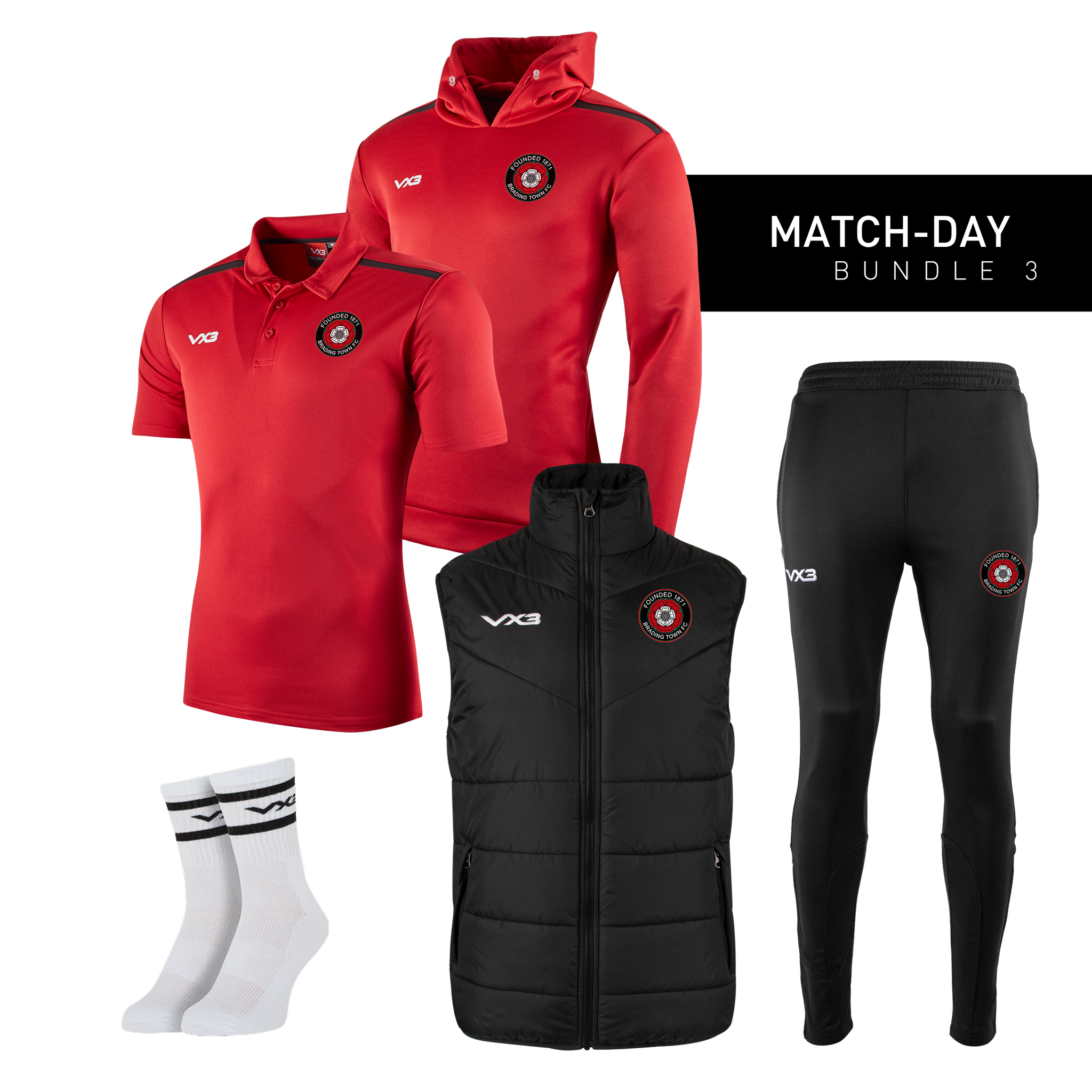 Brading Town FC Match-Day Bundle 3