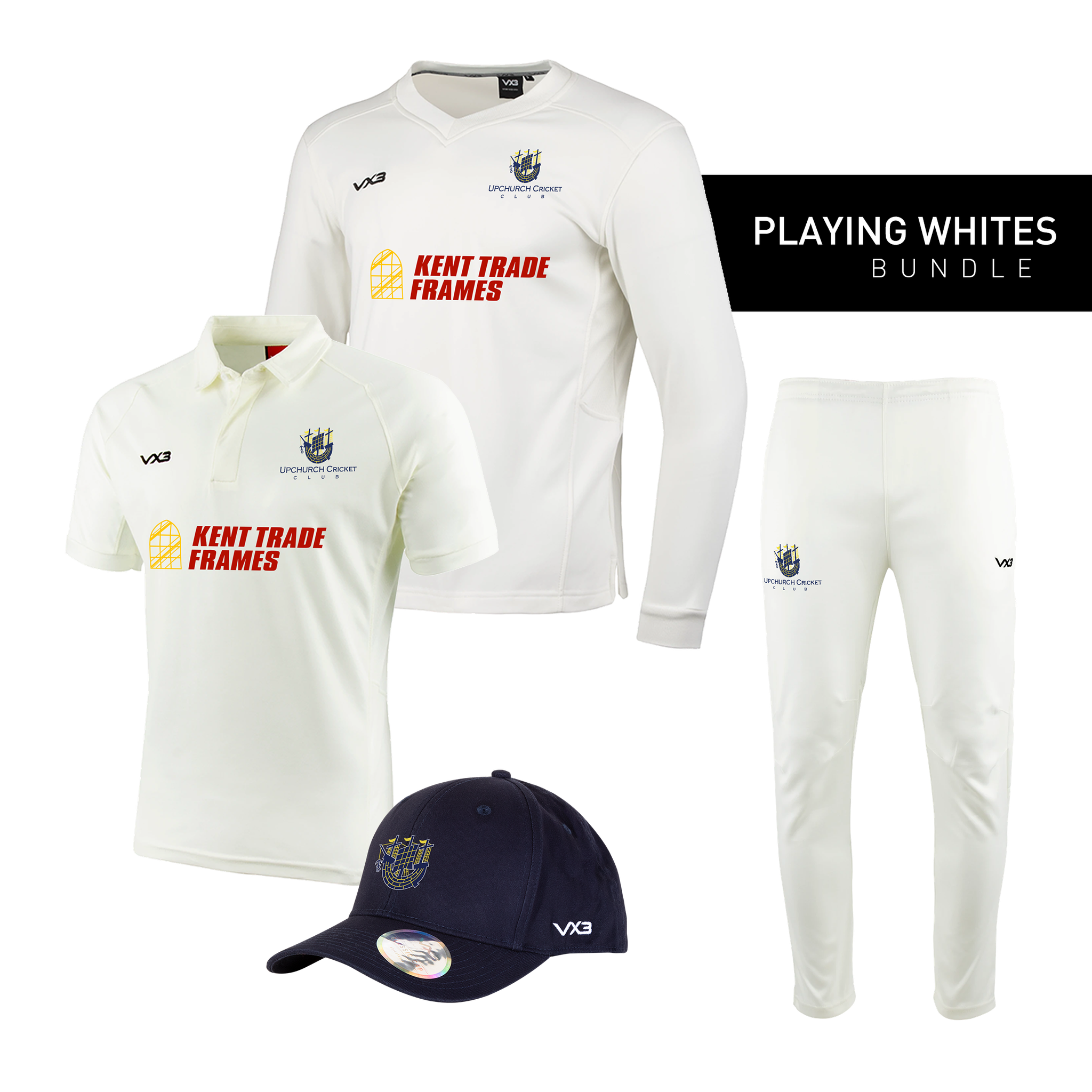 Upchurch Cricket Club Playing Whites Bundle