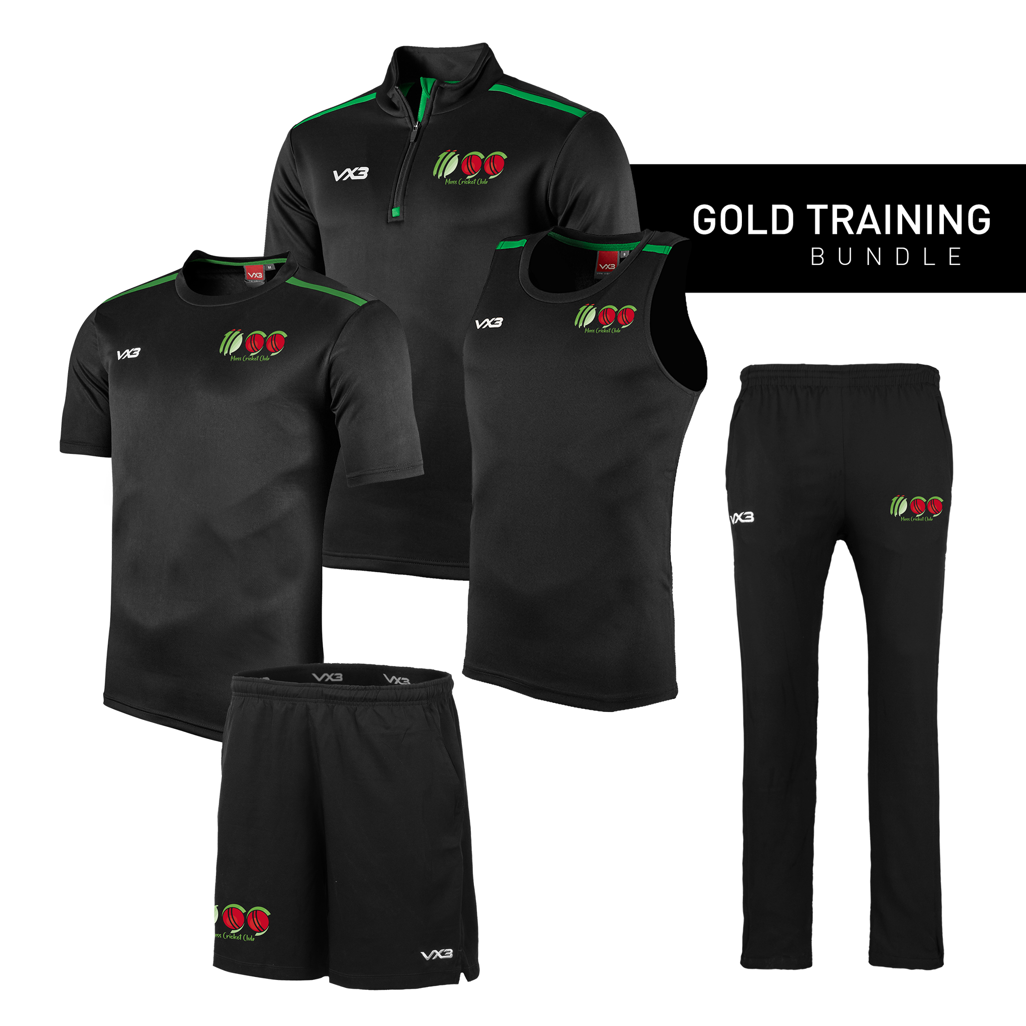 Mass Cricket Club Gold Training Bundle