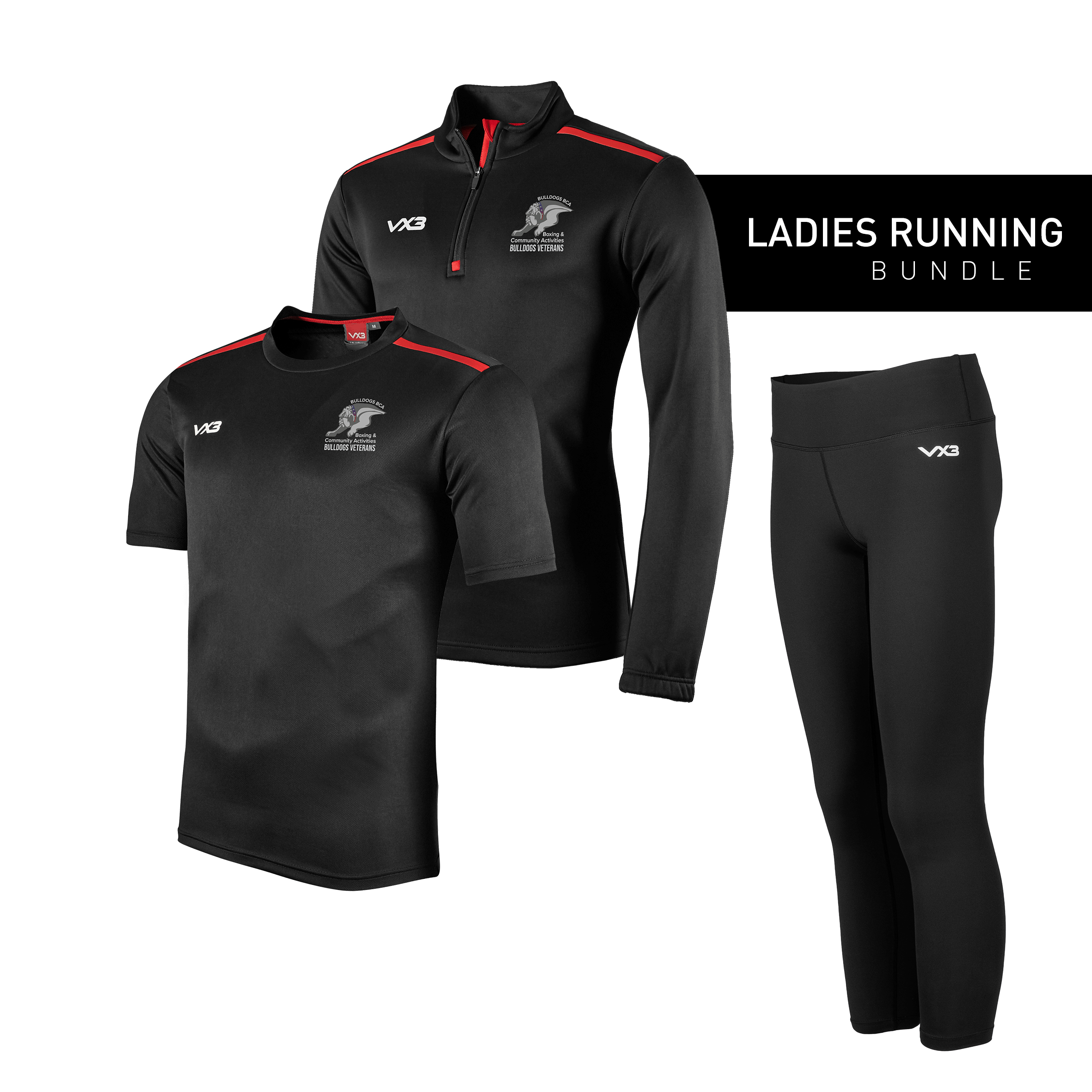 Bulldogs BCA - Bulldogs Veterans Ladies Running Bundle
