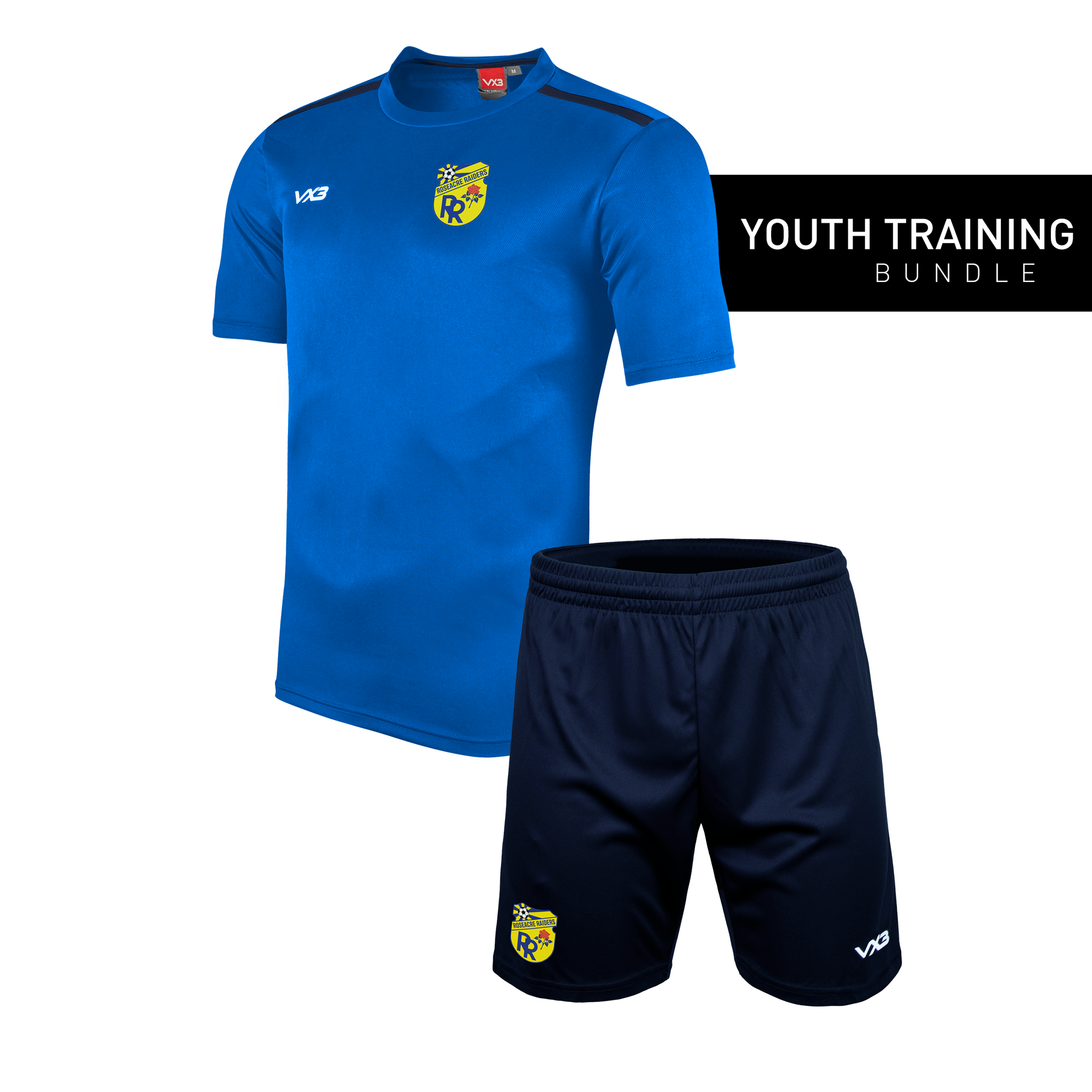 Roseacre Raiders FC Players Youth Training Bundle