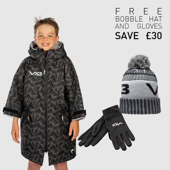 Storm/Grey Kids Duro Elite Sports Robe Bundle – VX3