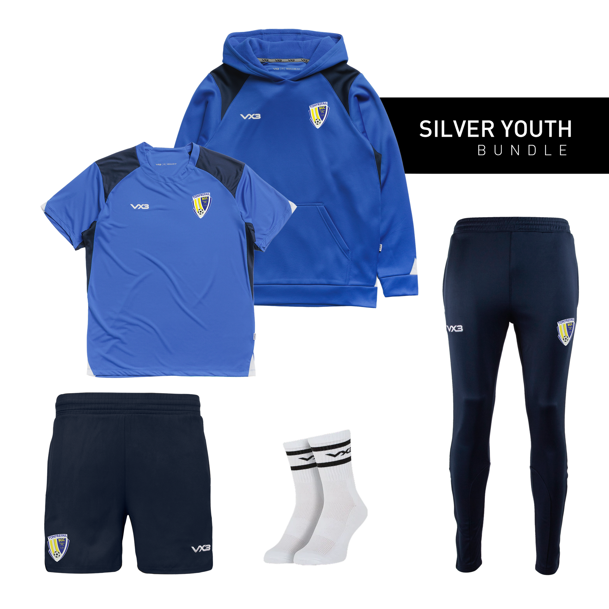 Tonyrefail BGC FC Silver Youth Bundle