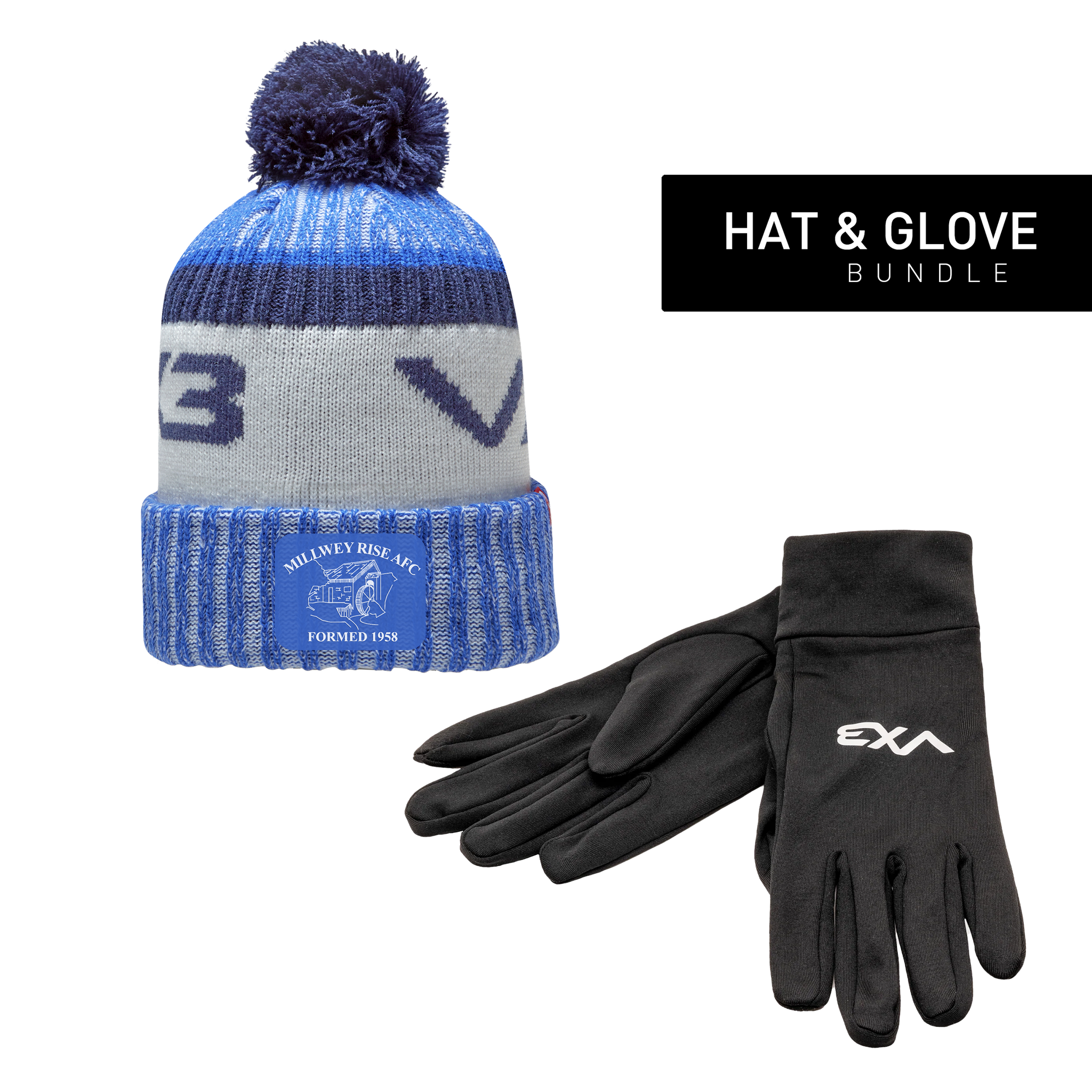 Millwey Rise AFC Hat & Glove Bundle