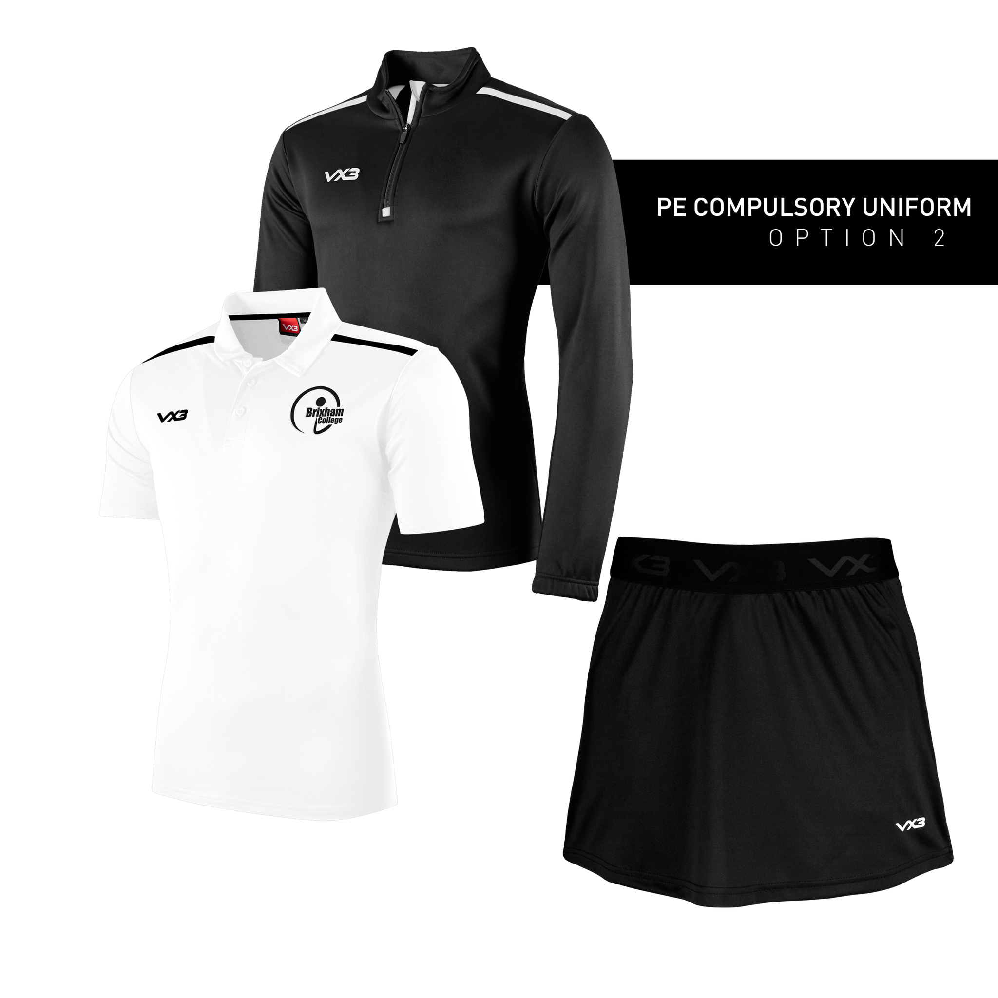 Brixham College PE Compulsory Uniform - Option 2 *YOUTH*