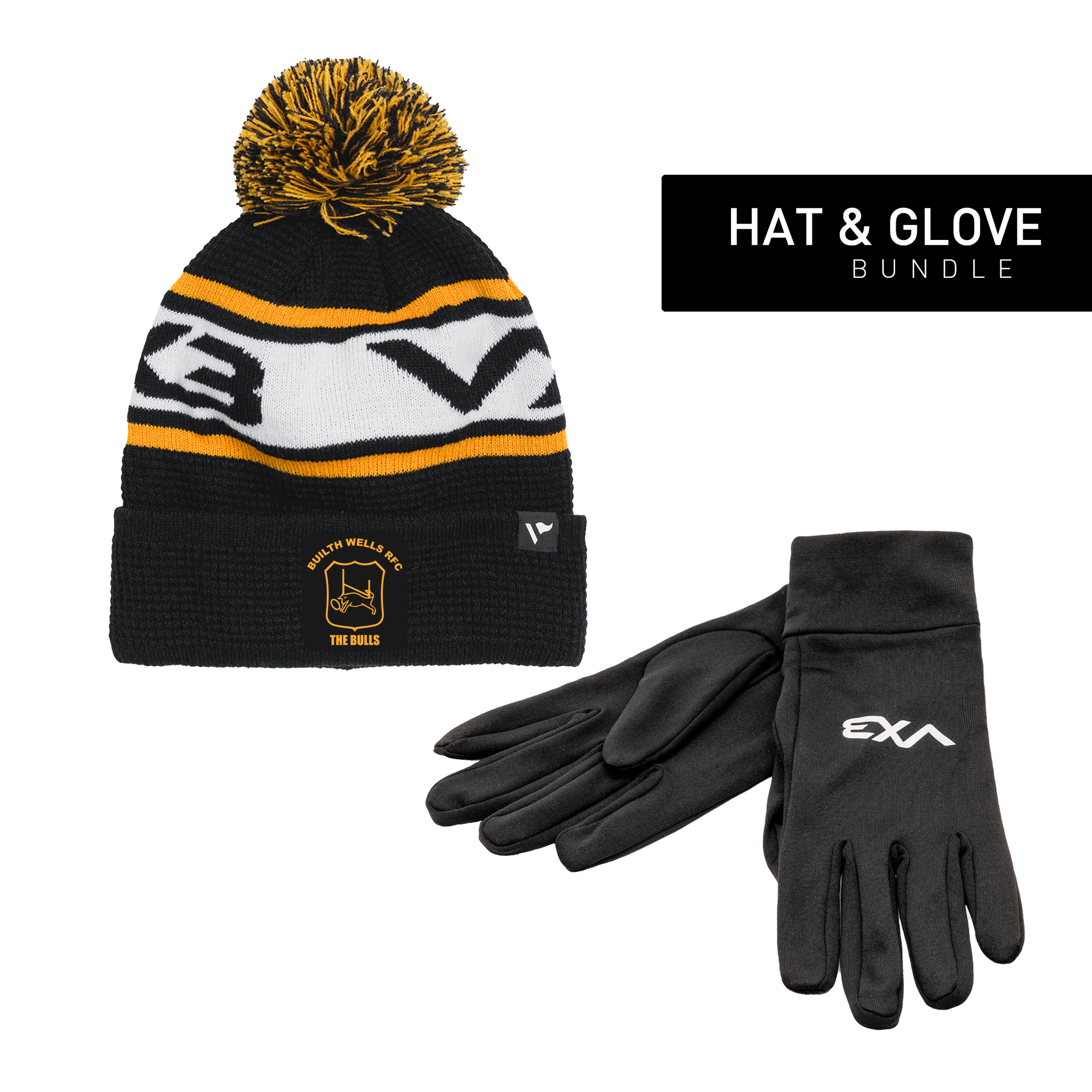 Builth Wells RFC Hat & Glove Bundle