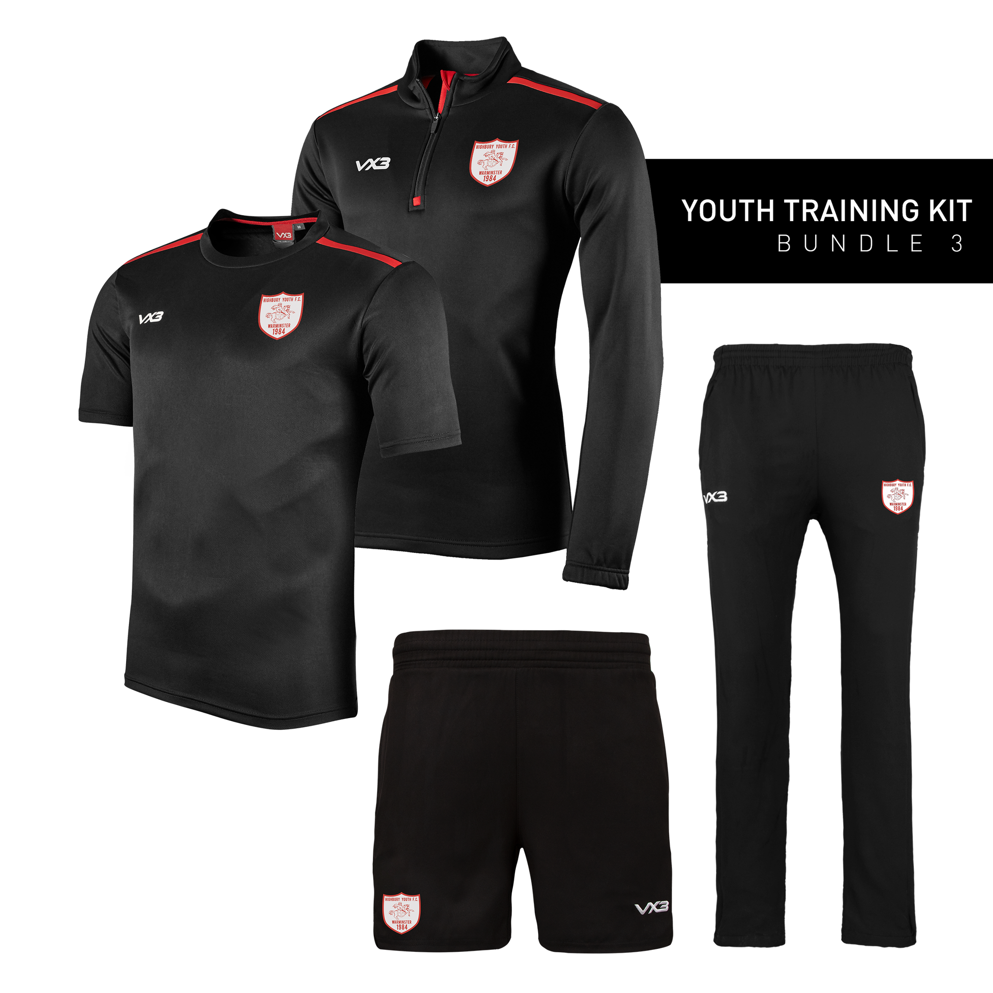 Warminster Highbury Youth Training Kit Bundle 3