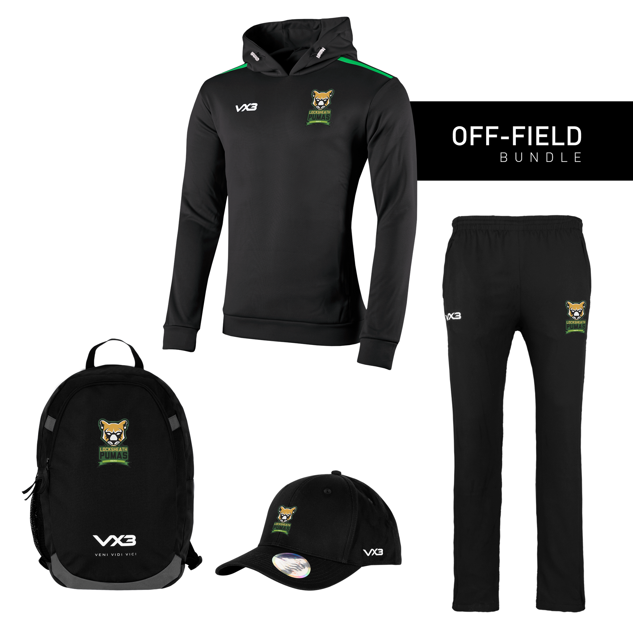 Locksheath Pumas Rugby Club Off-Field Bundle