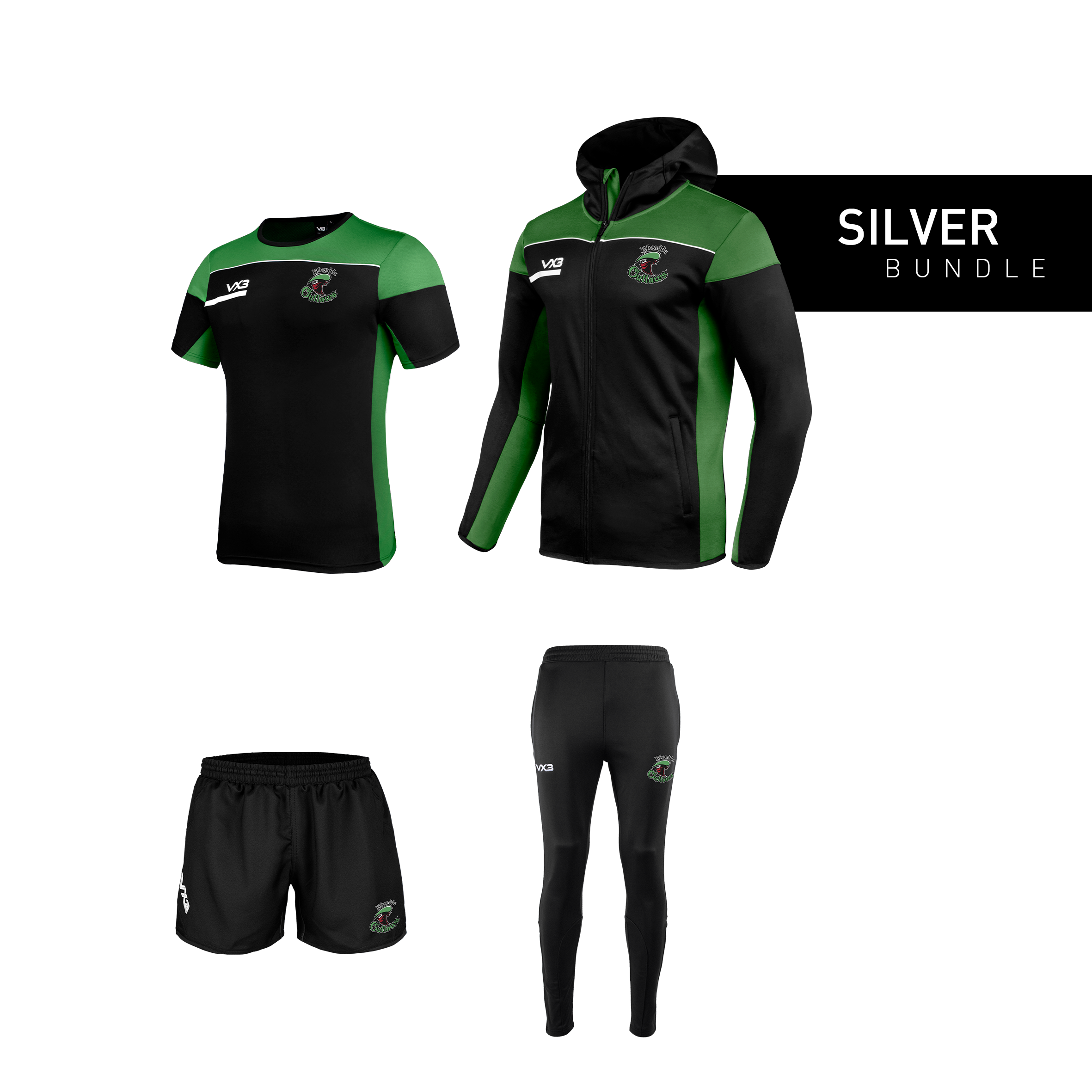 Rhondda Outlaws Youth Silver Bundle