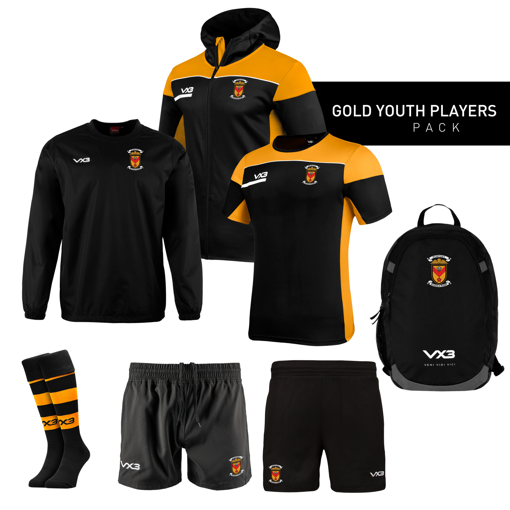 Newport Schools Youth Gold Players Pack