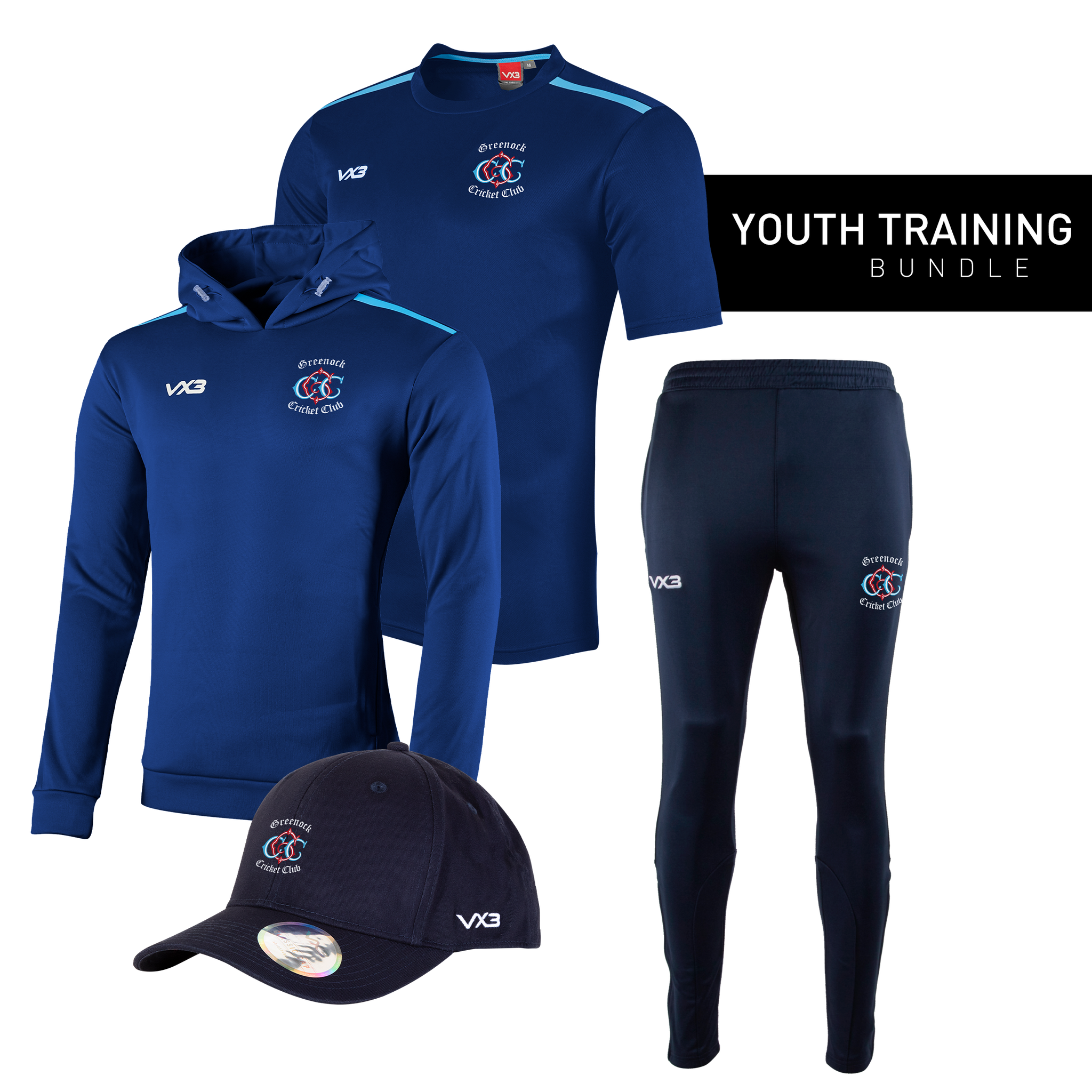 Greenock Cricket Club - Youth Training Bundle (Men/Ladies)