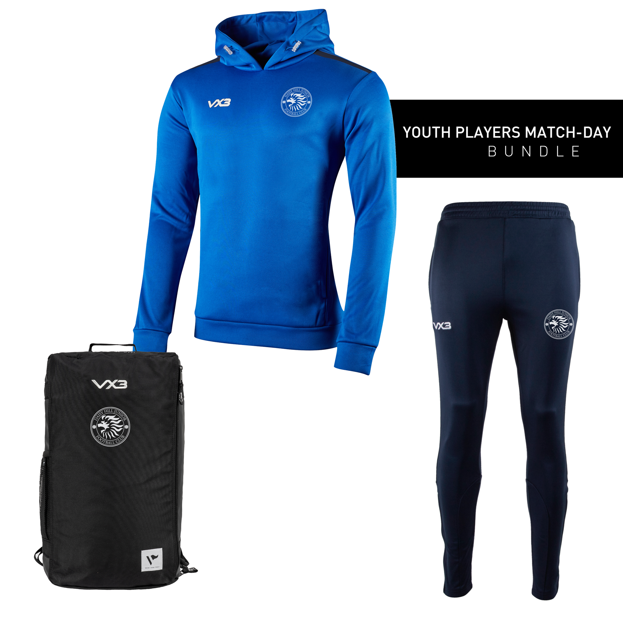Daisy Hill Juniors FC Youth Players Match-Day Bundle