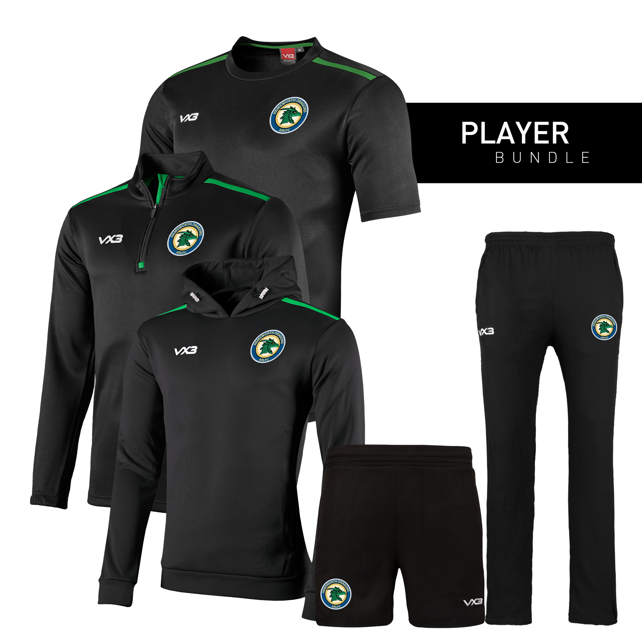 Hemsworth Dragons ARLFC - Player Bundle
