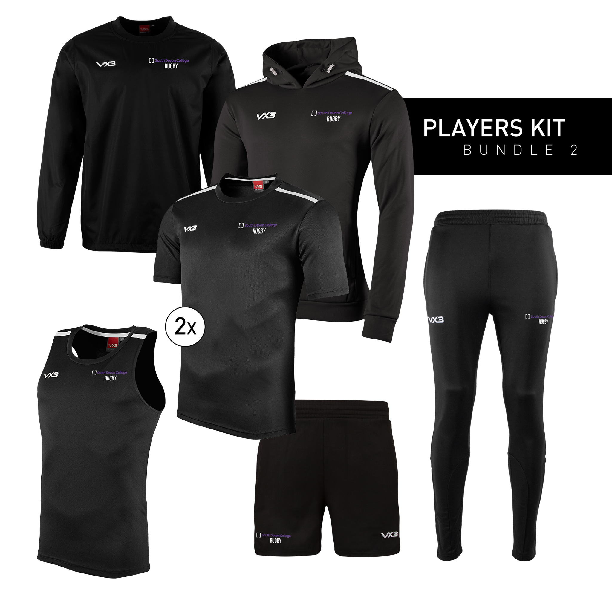 South Devon College - Rugby Programme Players Kit Bundle 2