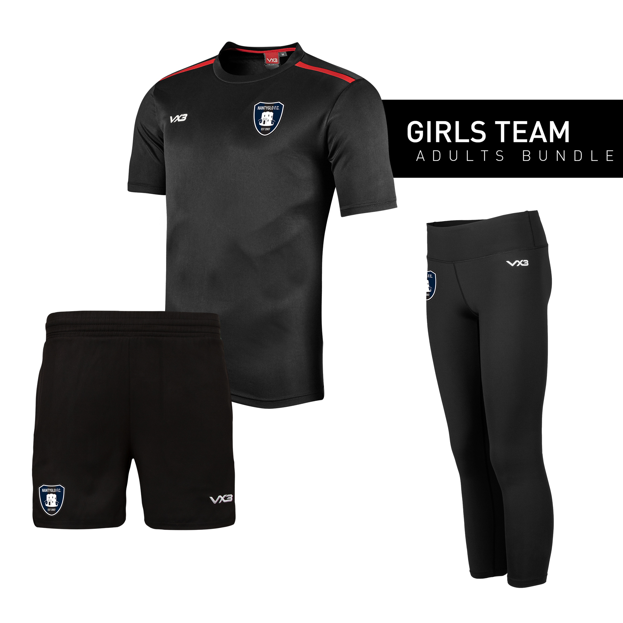 Nantyglo FC Girls Team Bundle (Adults Sizing)