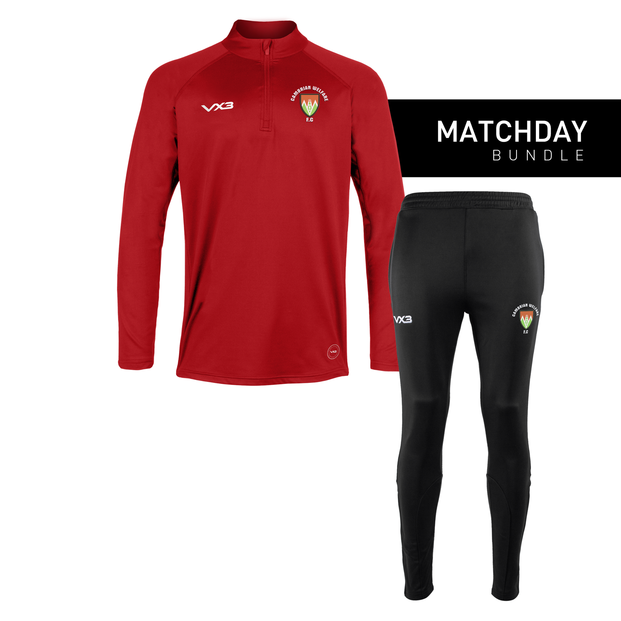 Cambrian Welfare FC Matchday Bundle