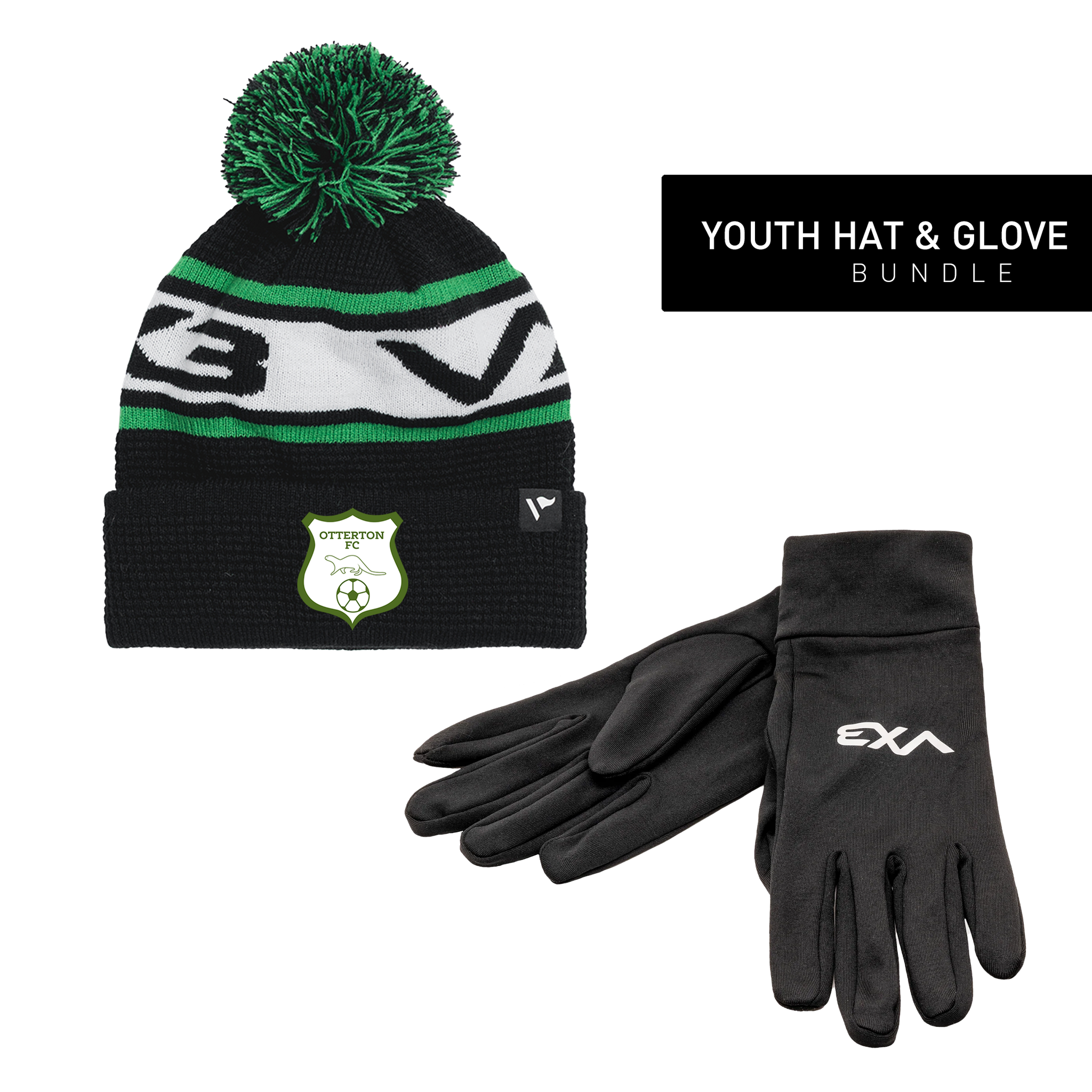Otterton FC Youth Hat & Glove Bundle