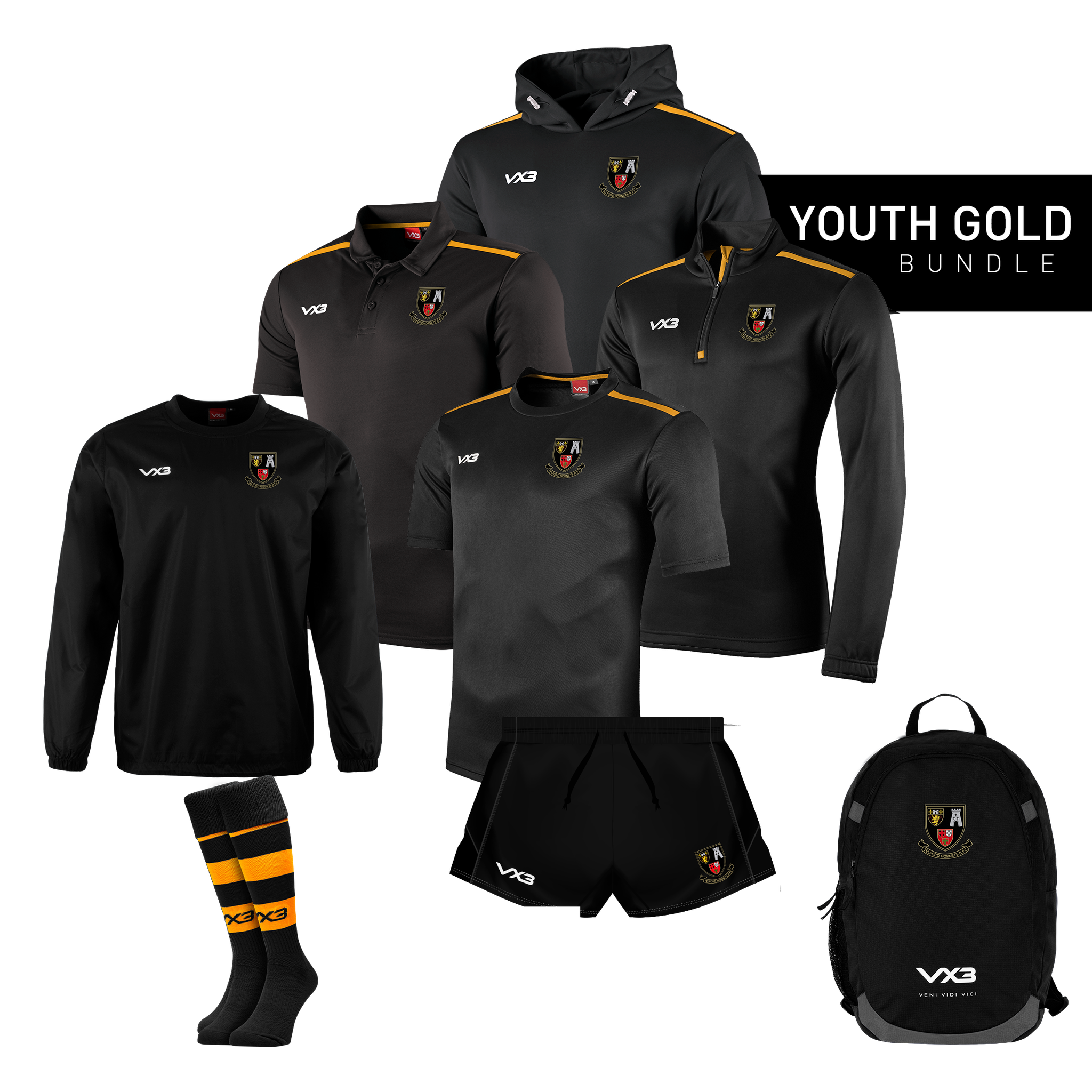 Telford Hornets Youth Gold Bundle