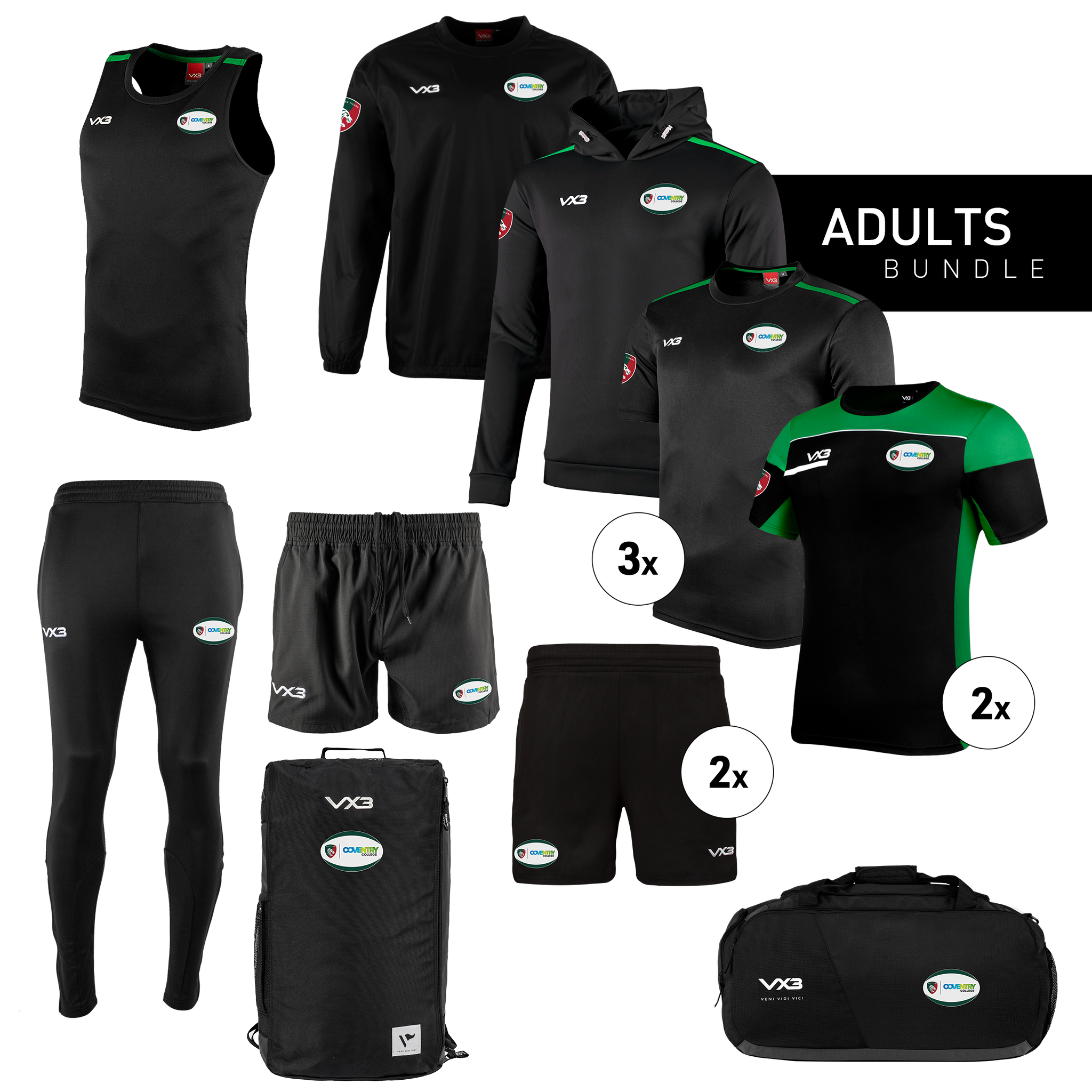 Coventry College Rugby Education Programme Adults Bundle