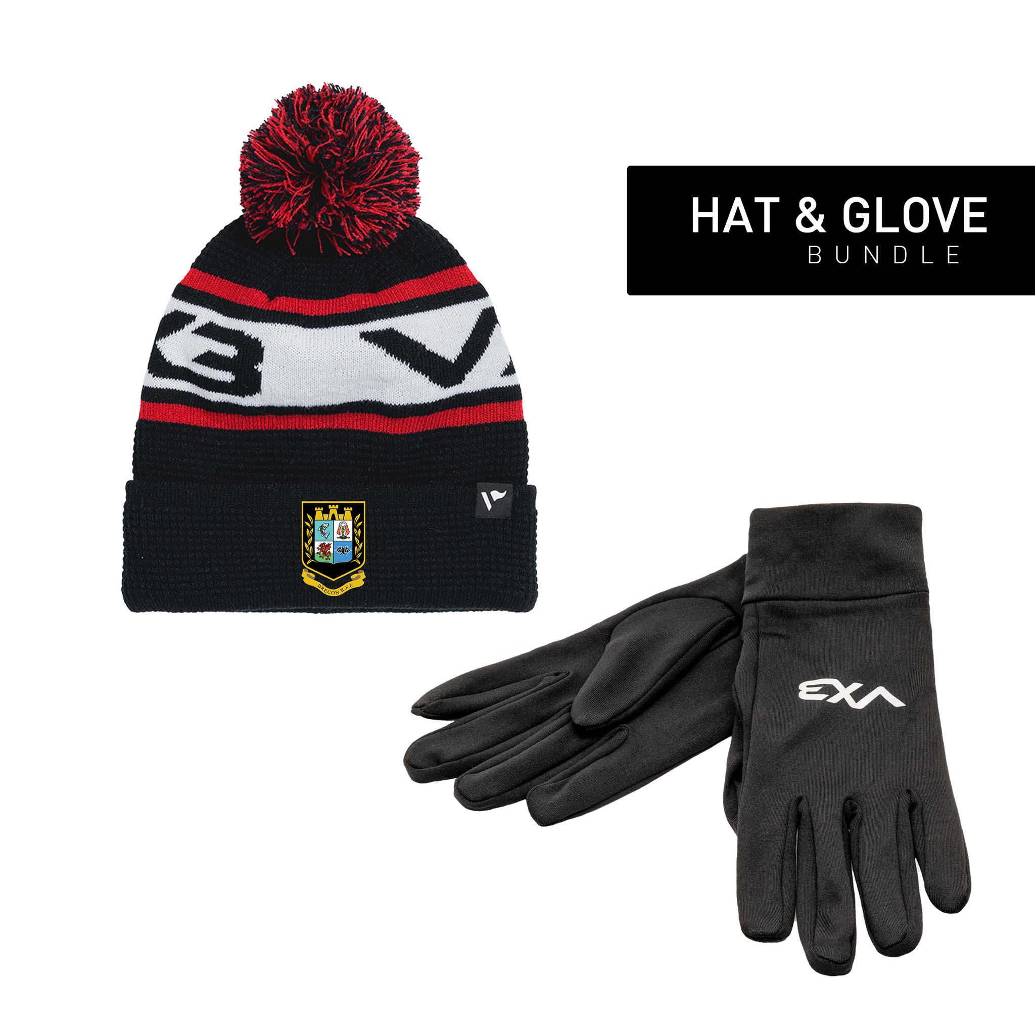 Brecon RFC Hat & Glove Bundle