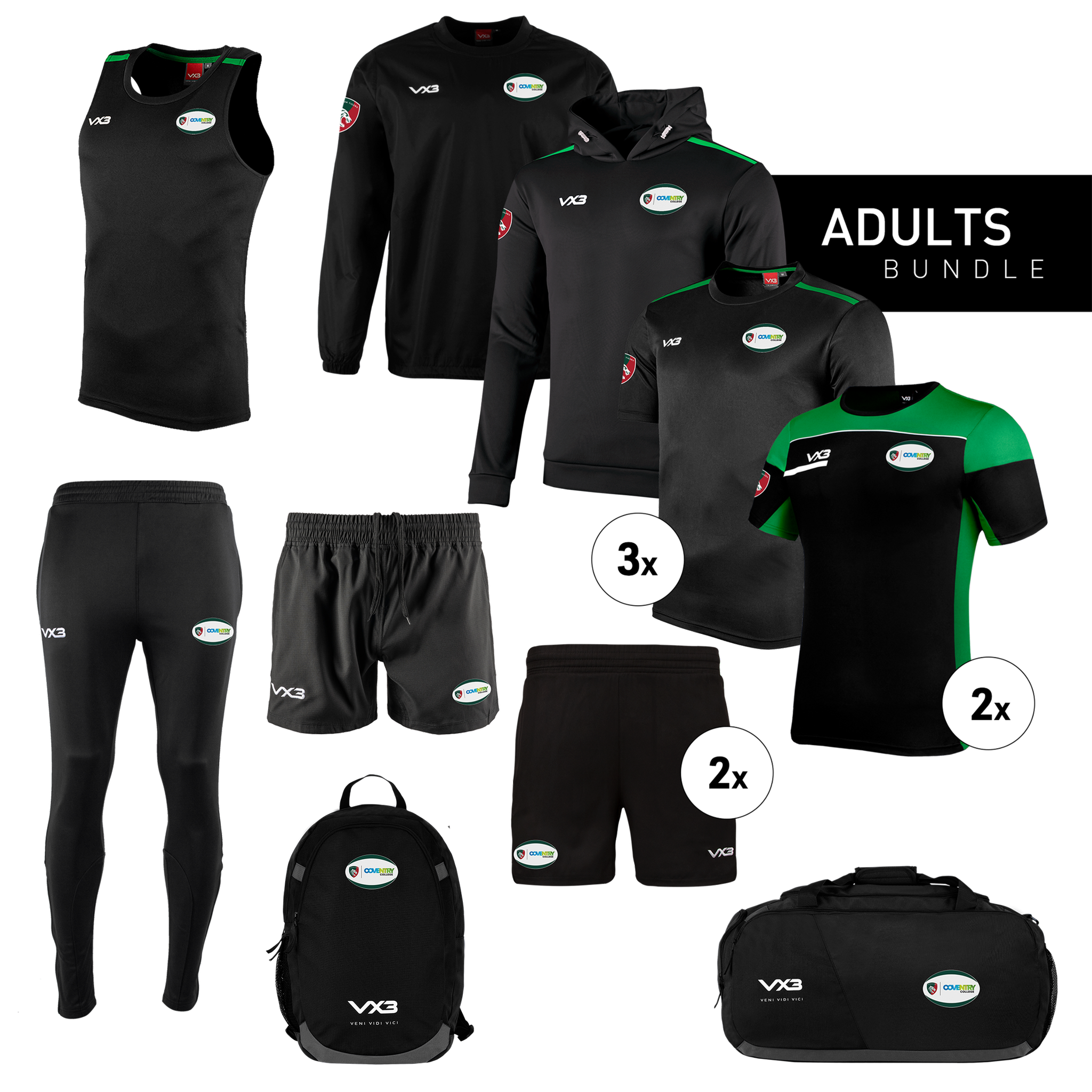 Coventry College Rugby Education Programme Adults Bundle