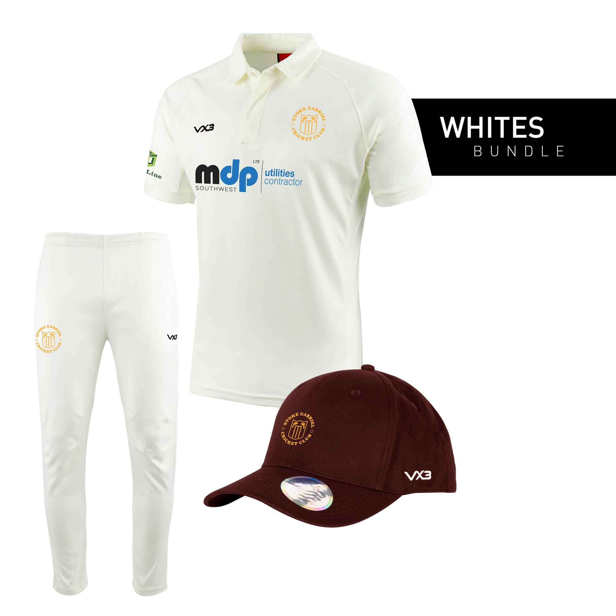 Stoke Gabriel Cricket Club - Youth Whites Bundle