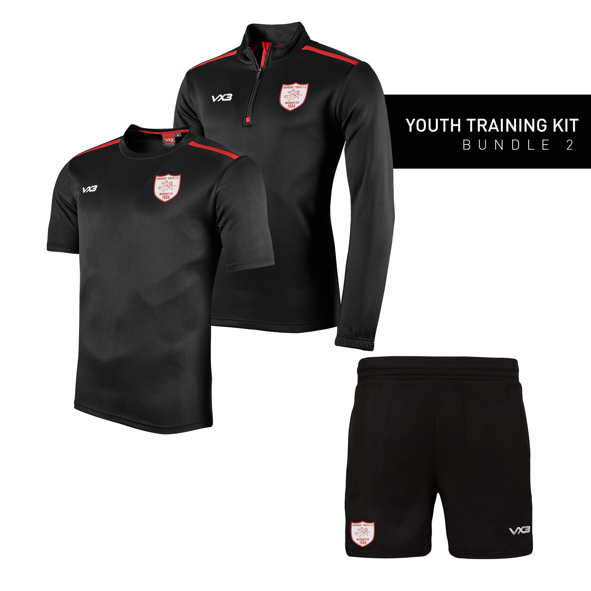 Warminster Highbury Youth Training Kit Bundle 2
