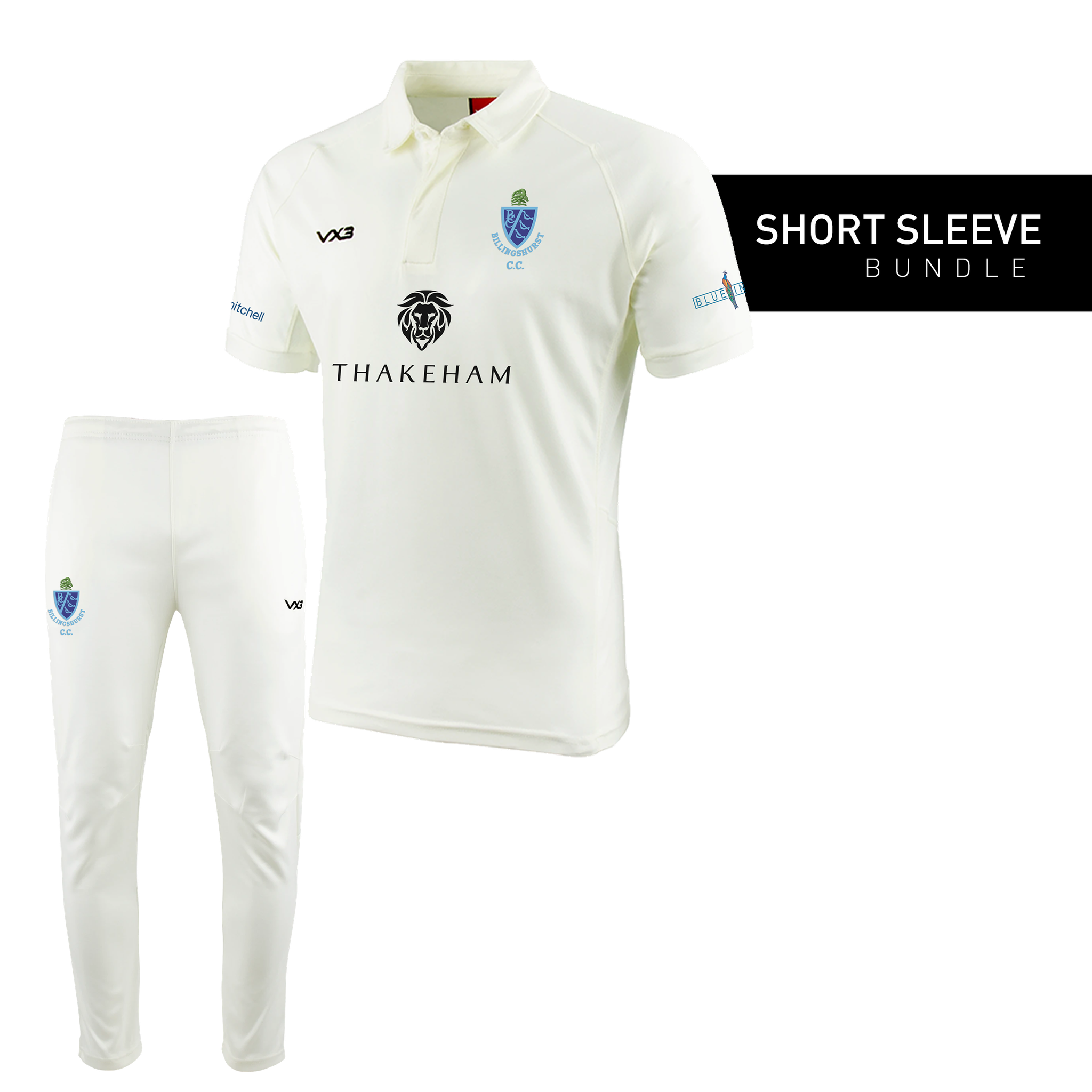 Billingshurst Cricket Club - Short Sleeve Bundle